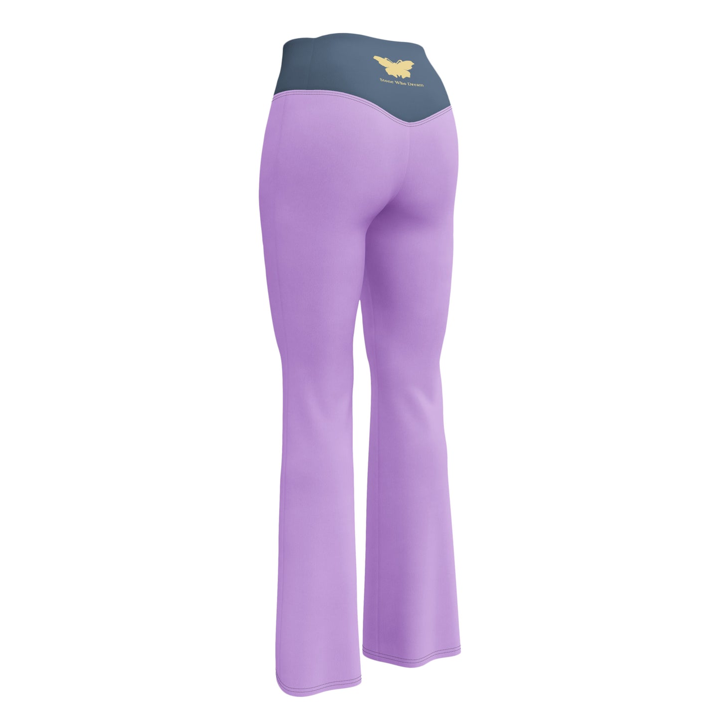 Logo collection｜Flare leggings｜Lilac