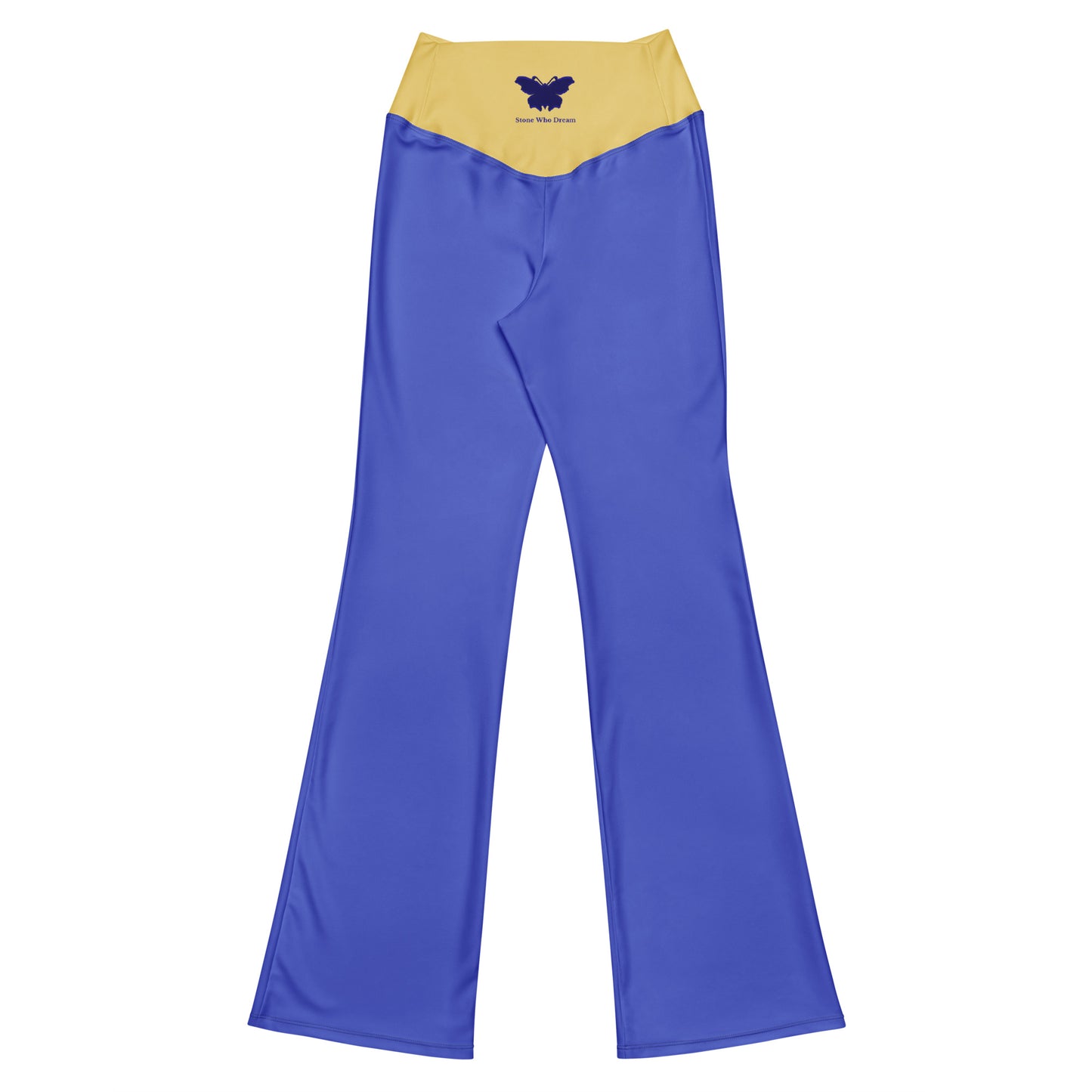 Logo collection｜Flare leggings｜Royal blue