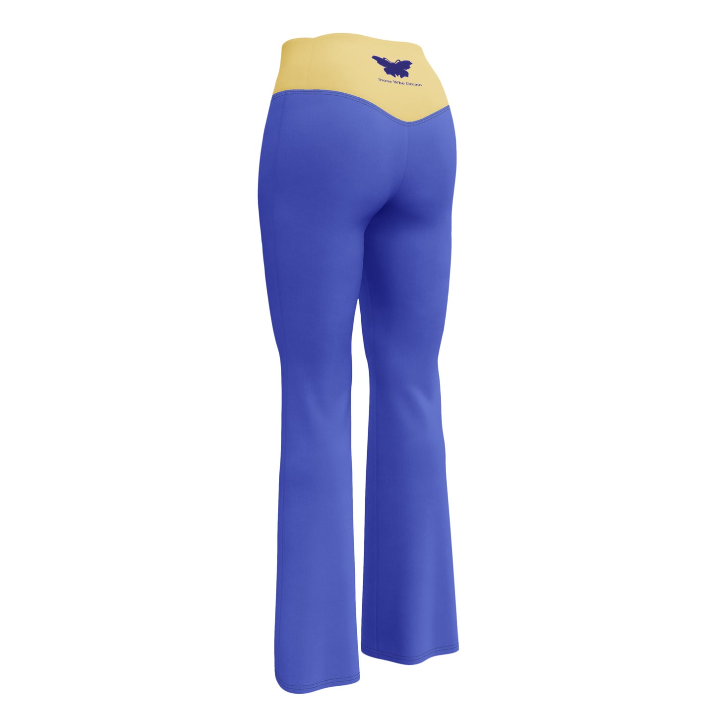 Logo collection｜Flare leggings｜Royal blue