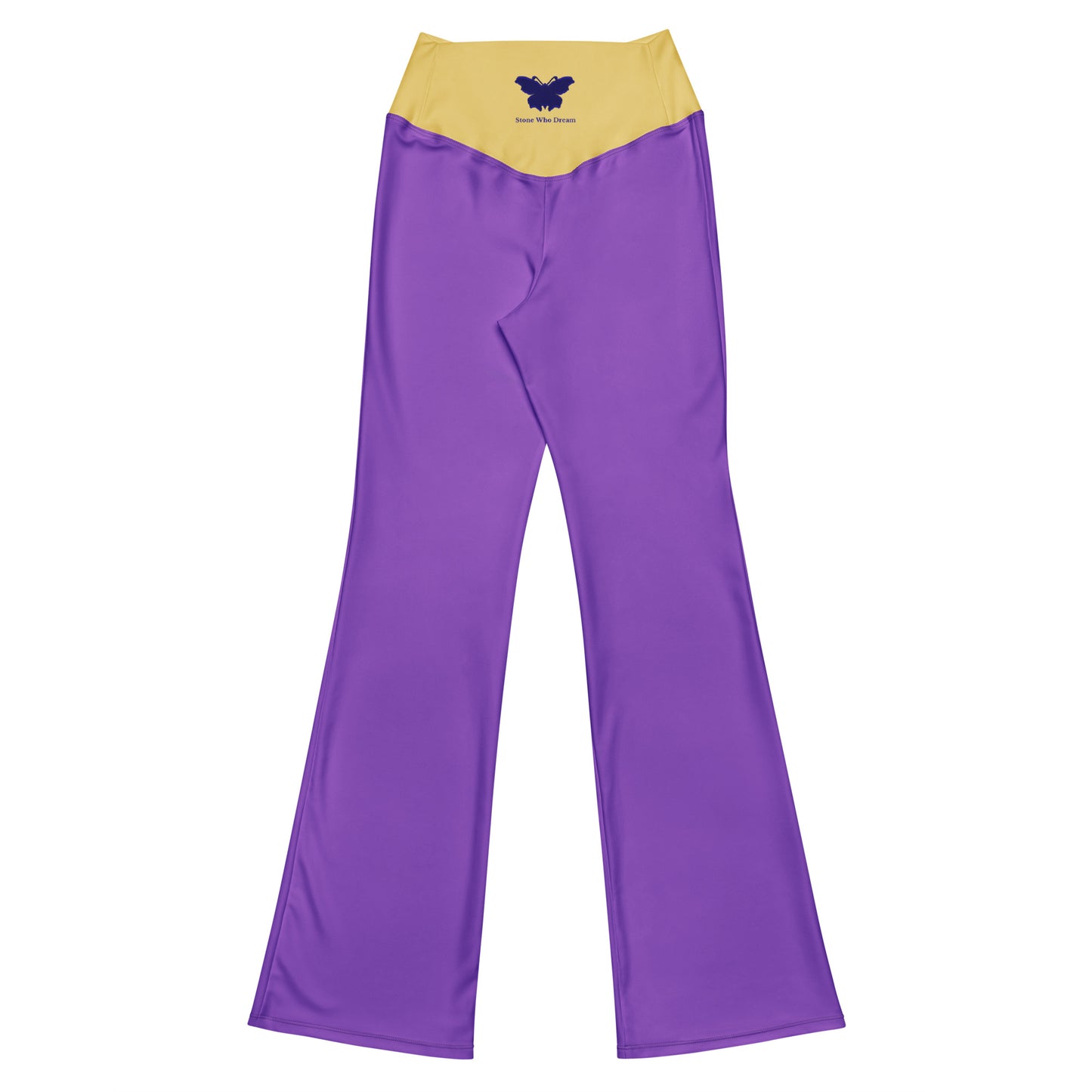 Logo collection｜Flare leggings｜Purple