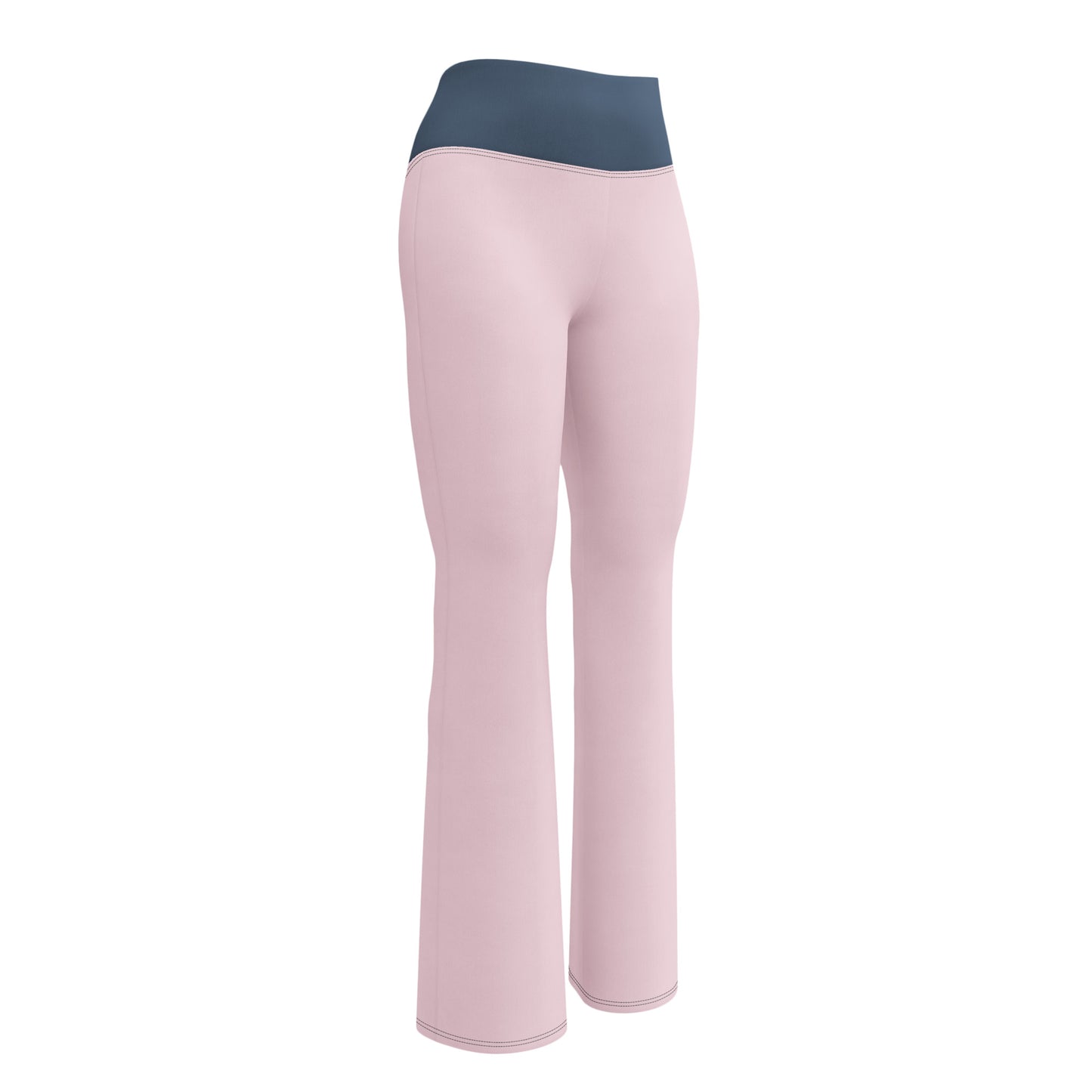 Logo collection｜Flare leggings｜Pale pinkish gray