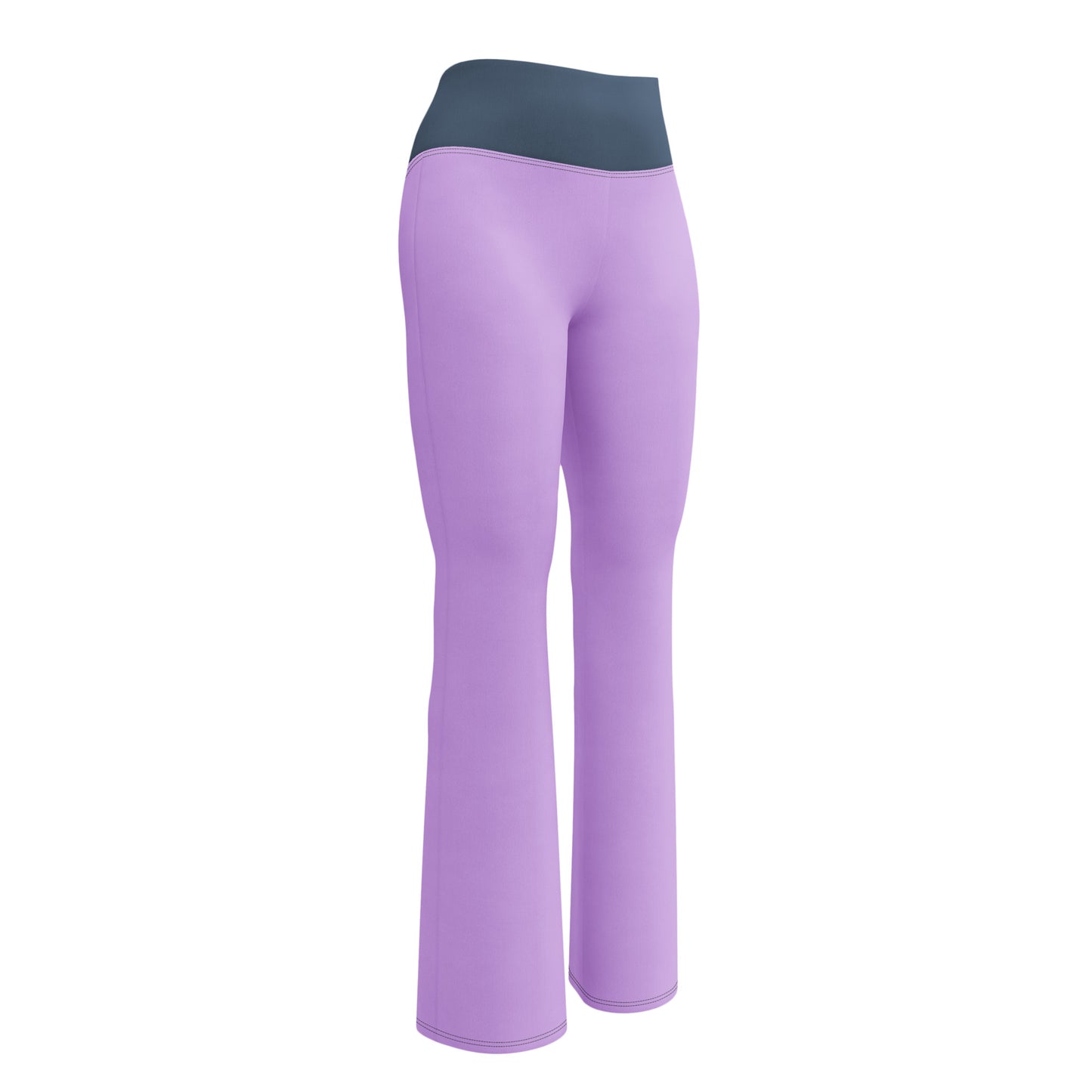 Logo collection｜Flare leggings｜Lilac