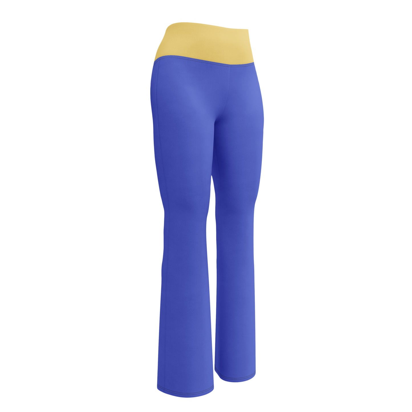 Logo collection｜Flare leggings｜Royal blue