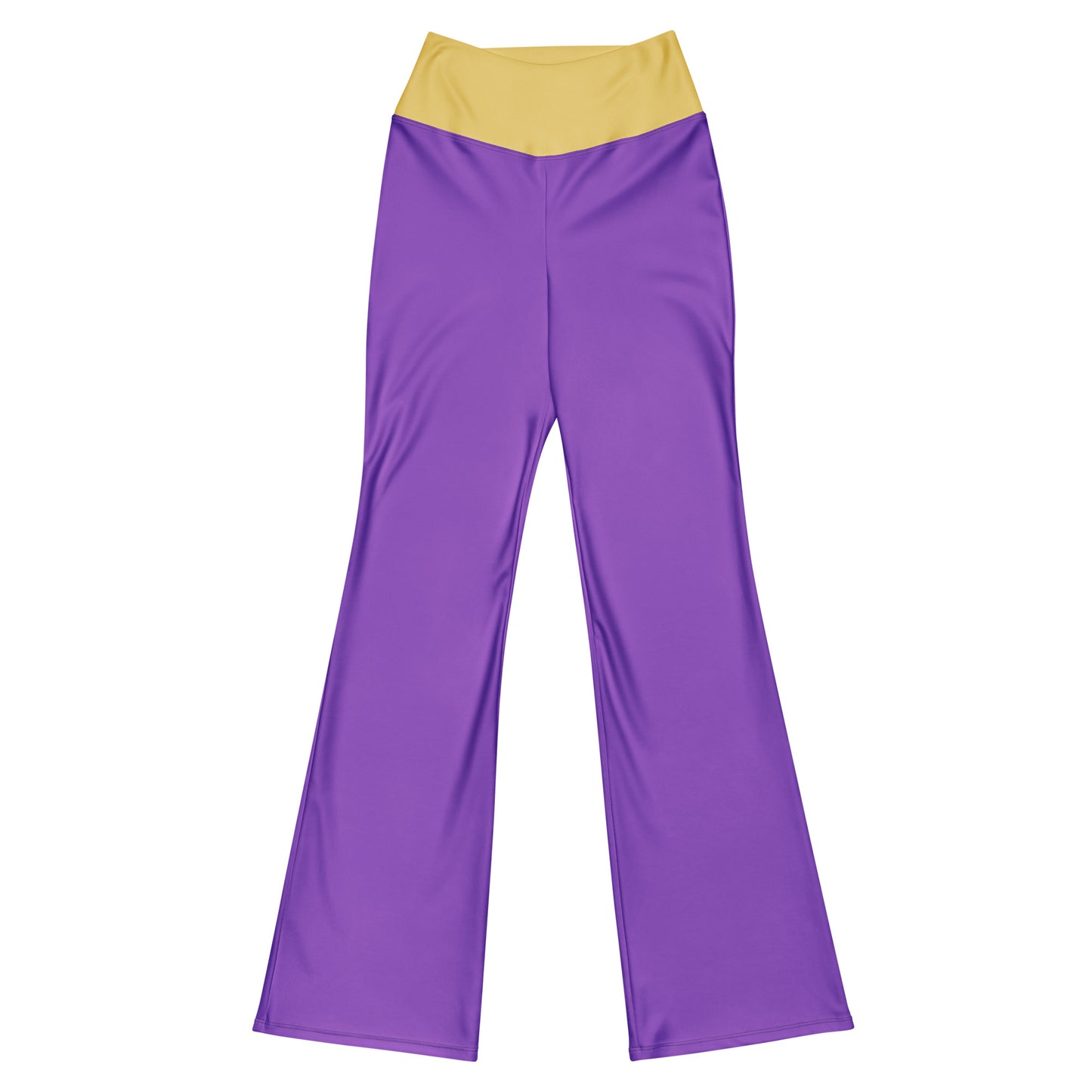 Logo collection｜Flare leggings｜Purple