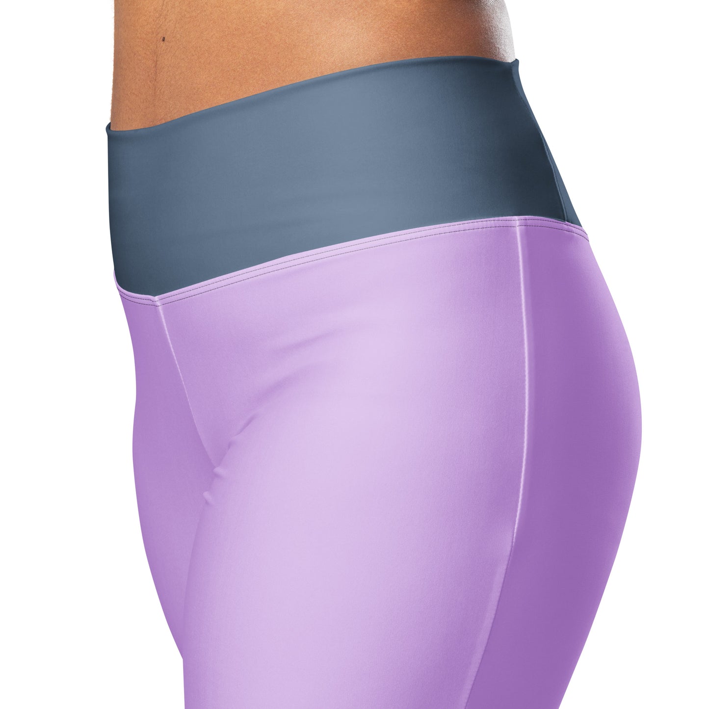 Logo collection｜Flare leggings｜Lilac