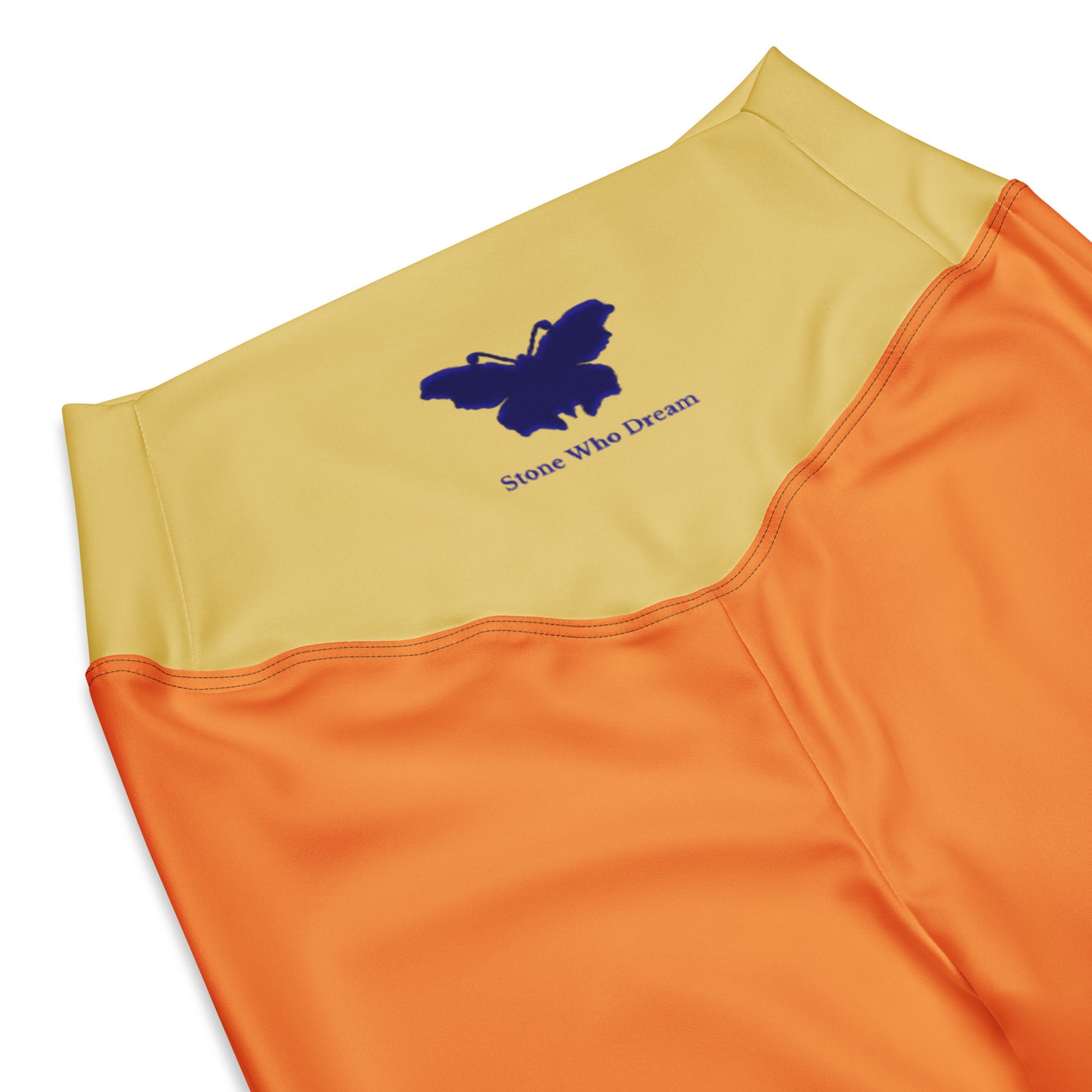 Logo collection｜Flare leggings｜Orange