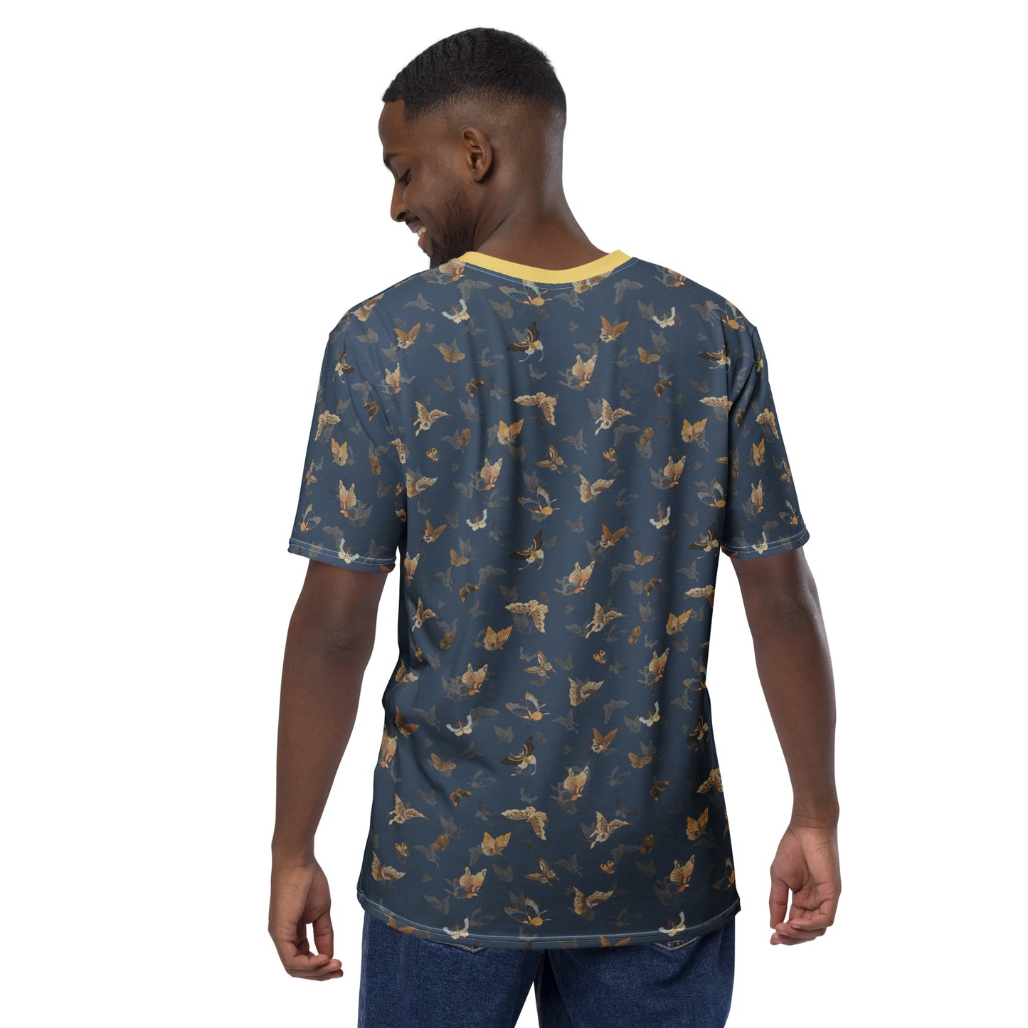 Butterfly dancing｜Men's t-shirt｜Dark blue