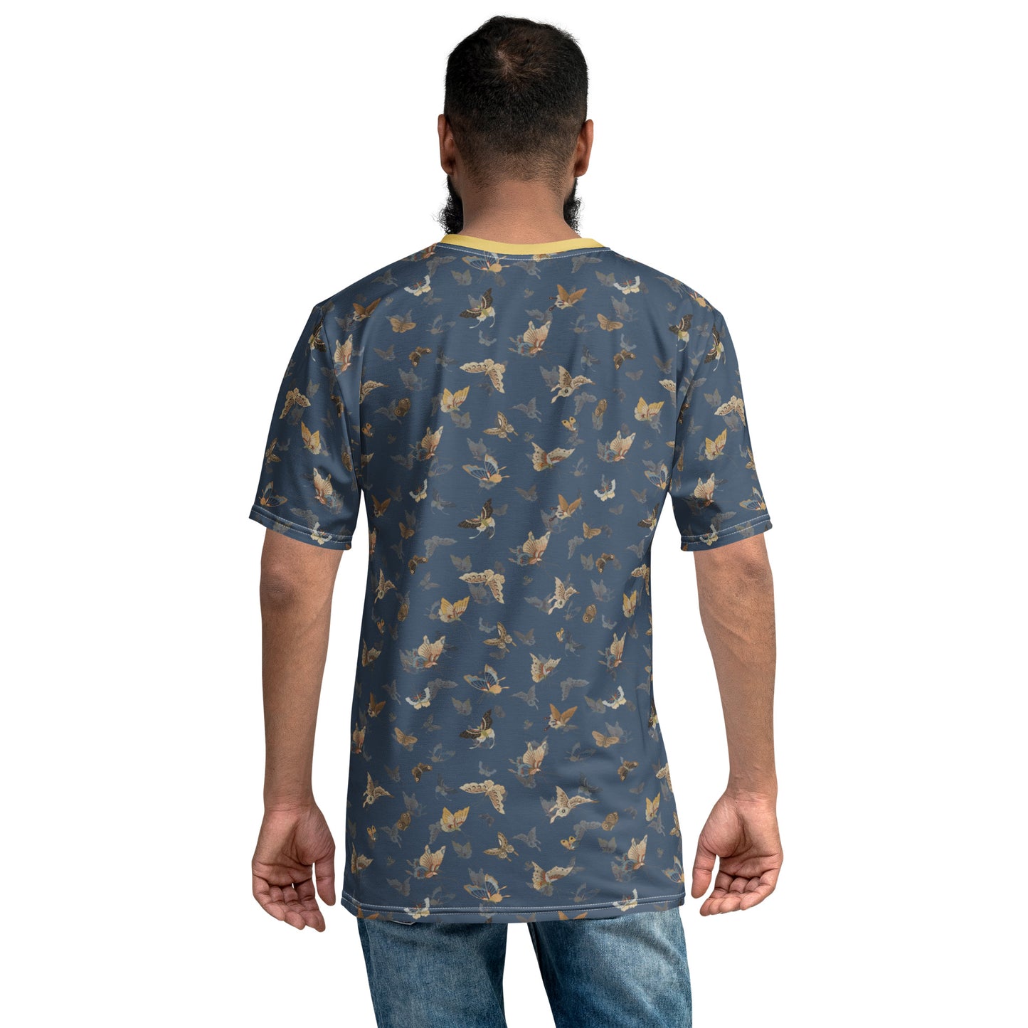 Butterfly dancing｜Men's t-shirt｜Dark blue