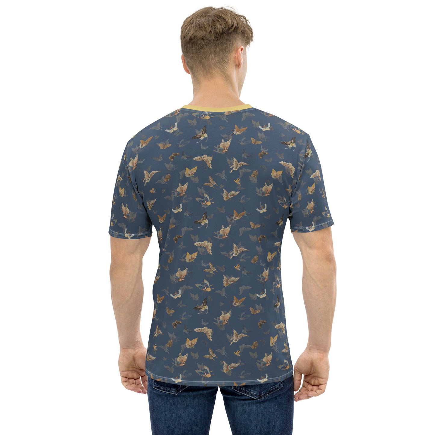 Butterfly dancing｜Men's t-shirt｜Dark blue