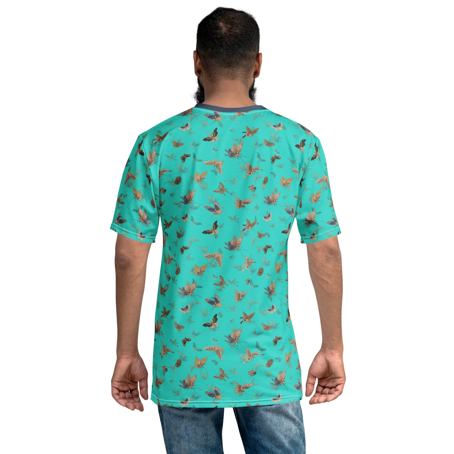 Butterfly dancing｜Men's t-shirt｜Turquoise