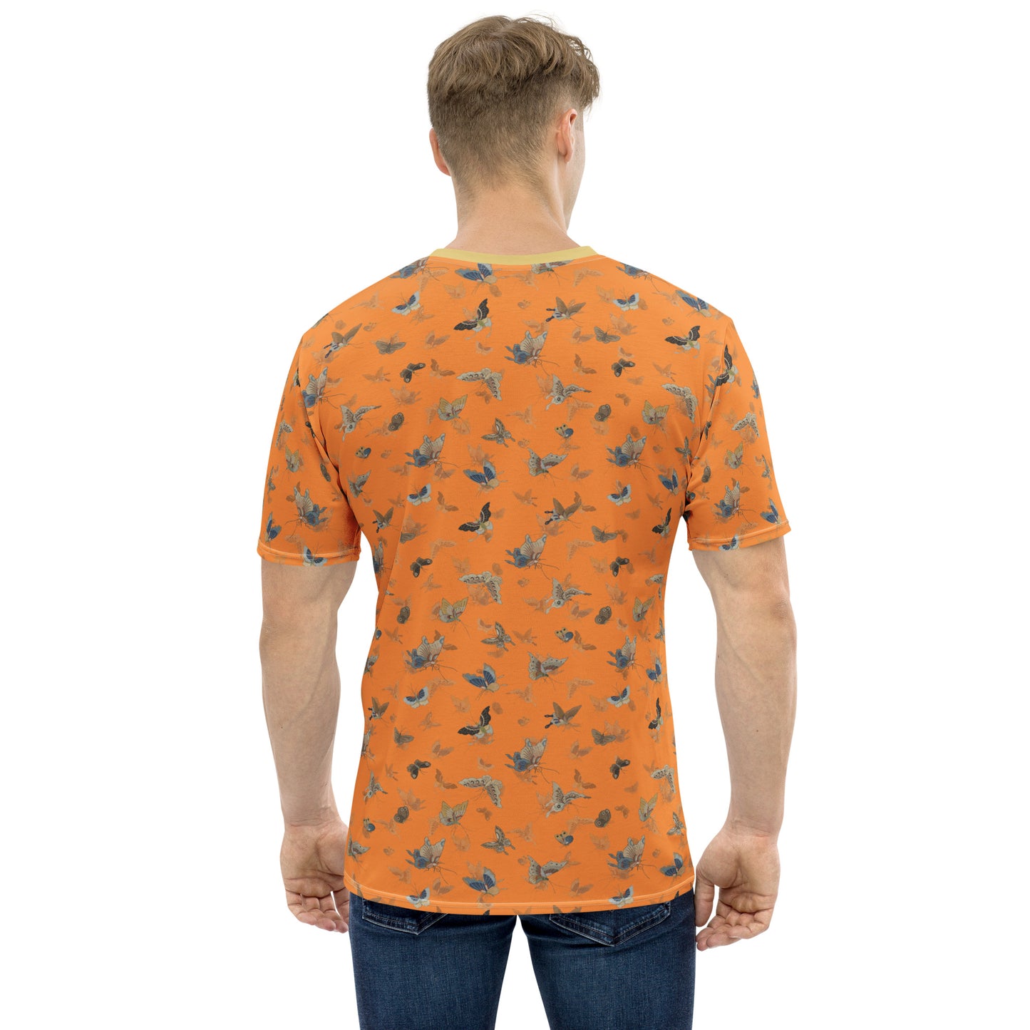 Butterfly dancing｜Men's t-shirt｜Orange