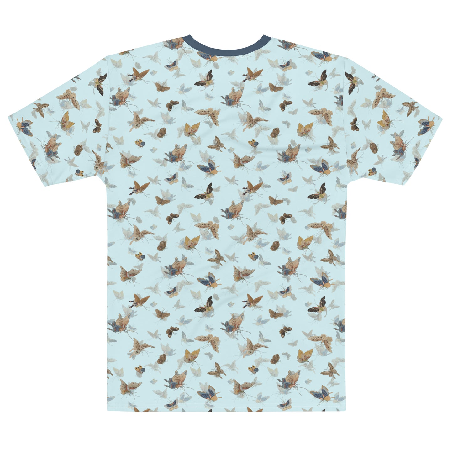 Butterfly dancing｜Men's t-shirt｜Aqua blue