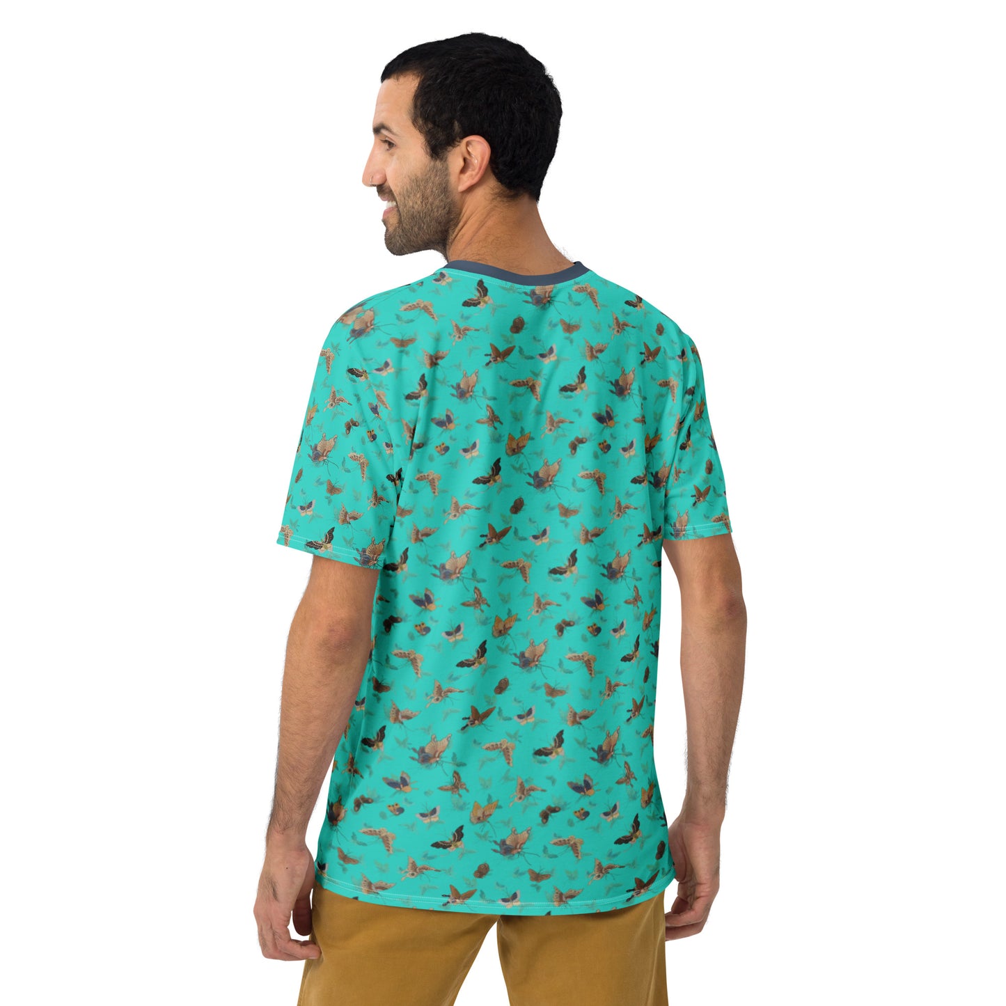 Butterfly dancing｜Men's t-shirt｜Turquoise