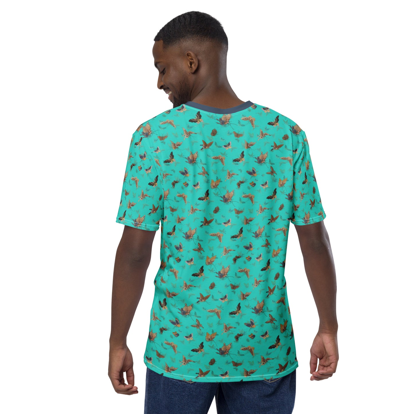 Butterfly dancing｜Men's t-shirt｜Turquoise