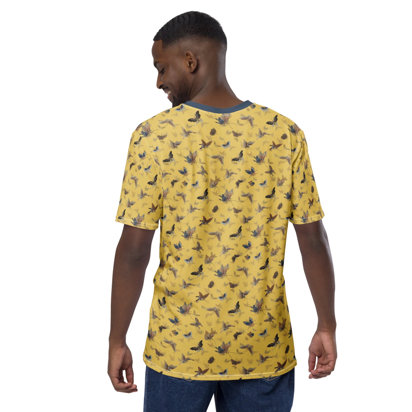 Butterfly dancing｜Men's t-shirt｜Gold