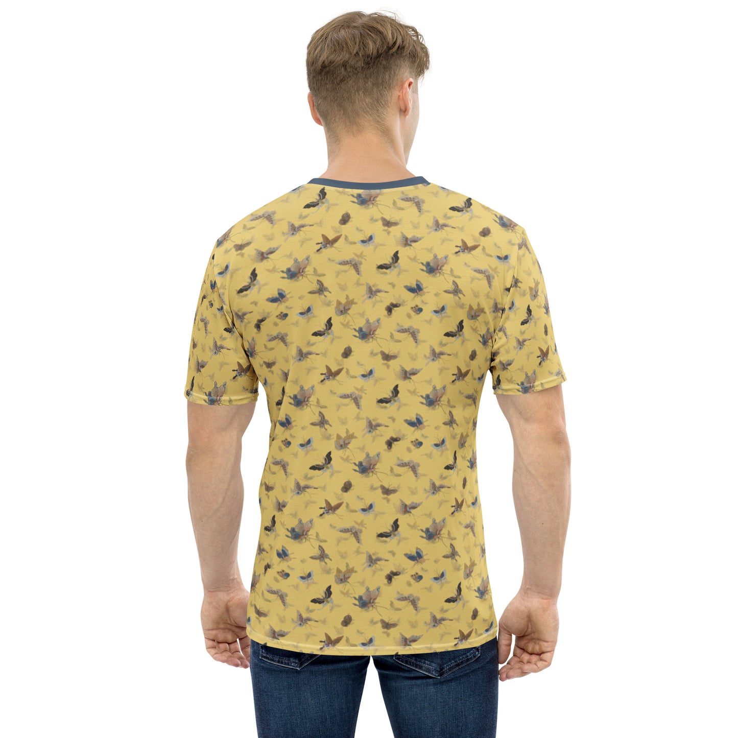 Butterfly dancing｜Men's t-shirt｜Gold