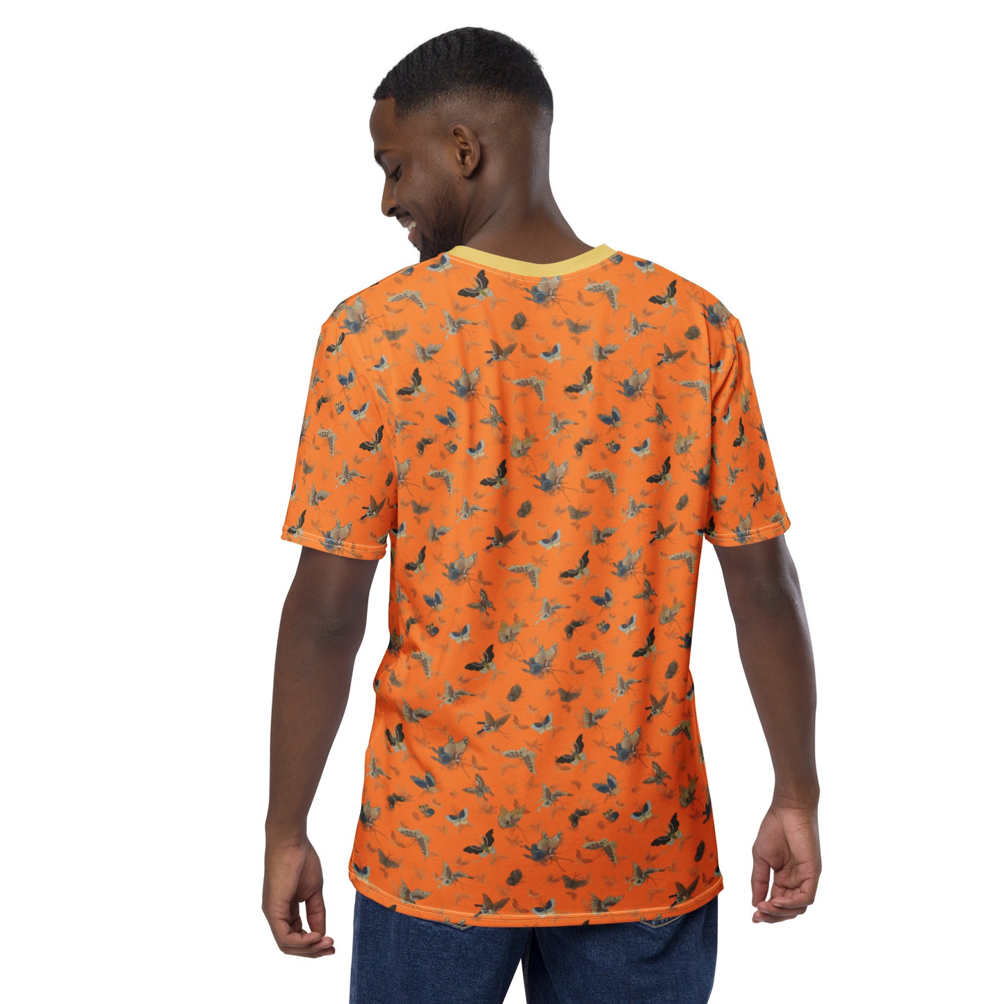 Butterfly dancing｜Men's t-shirt｜Orange