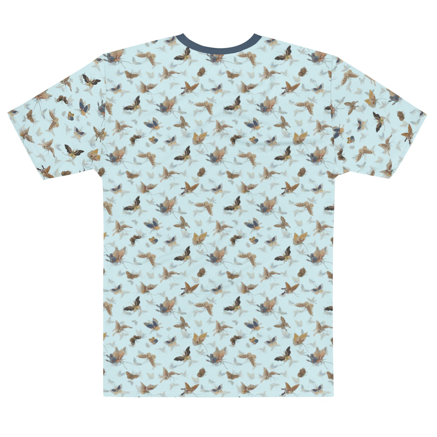 Butterfly dancing｜Men's t-shirt｜Aqua blue