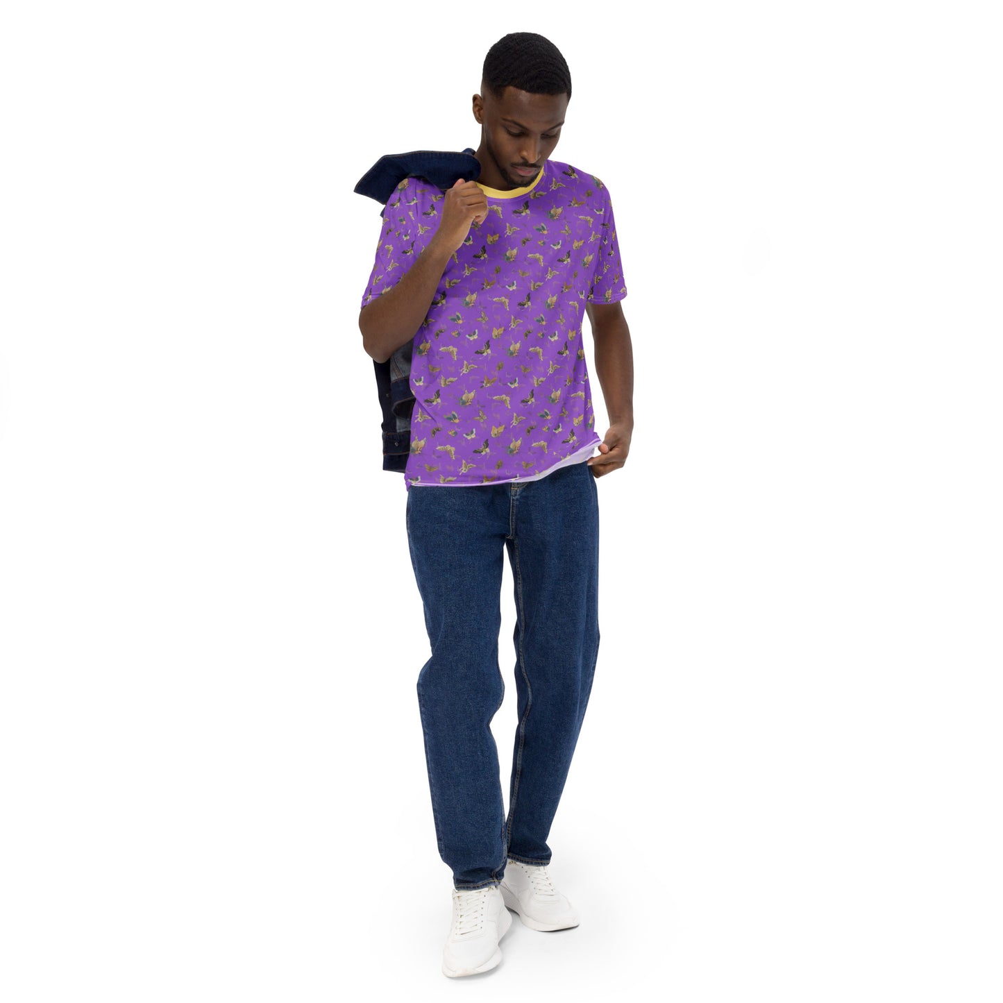 Butterfly dancing｜Men's t-shirt｜Purple