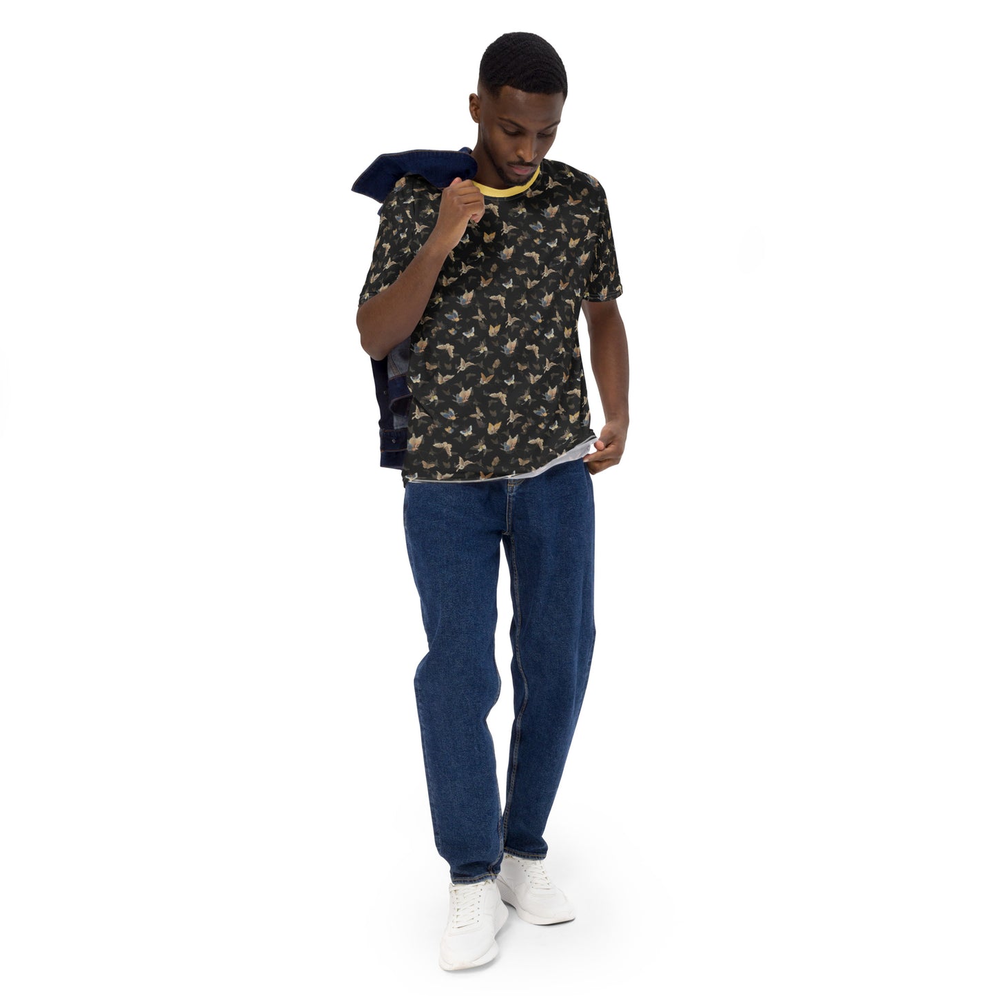 Butterfly dancing｜Men's t-shirt｜Black