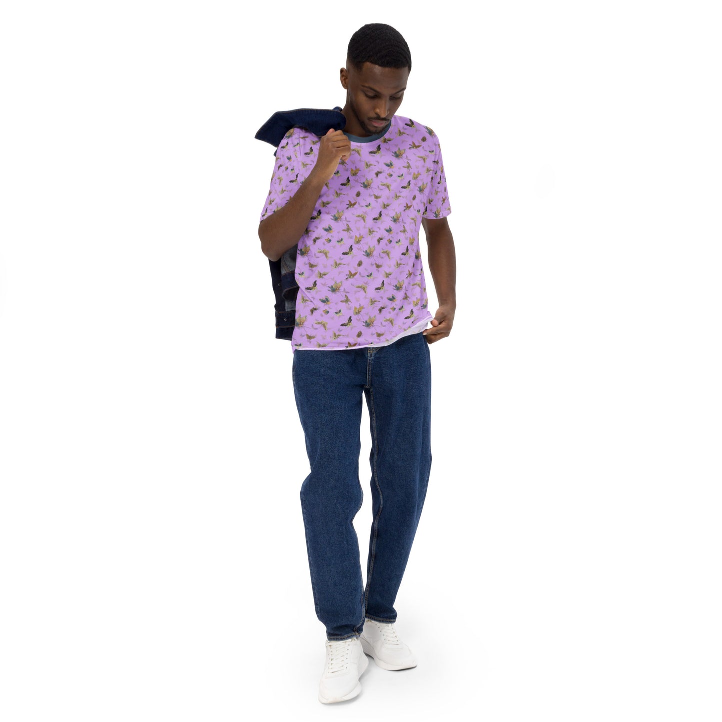 Butterfly dancing｜Men's t-shirt｜Lilac