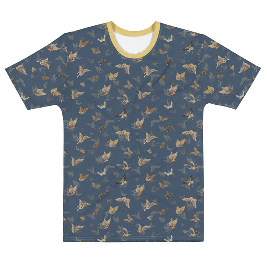 Butterfly dancing｜Men's t-shirt｜Dark blue