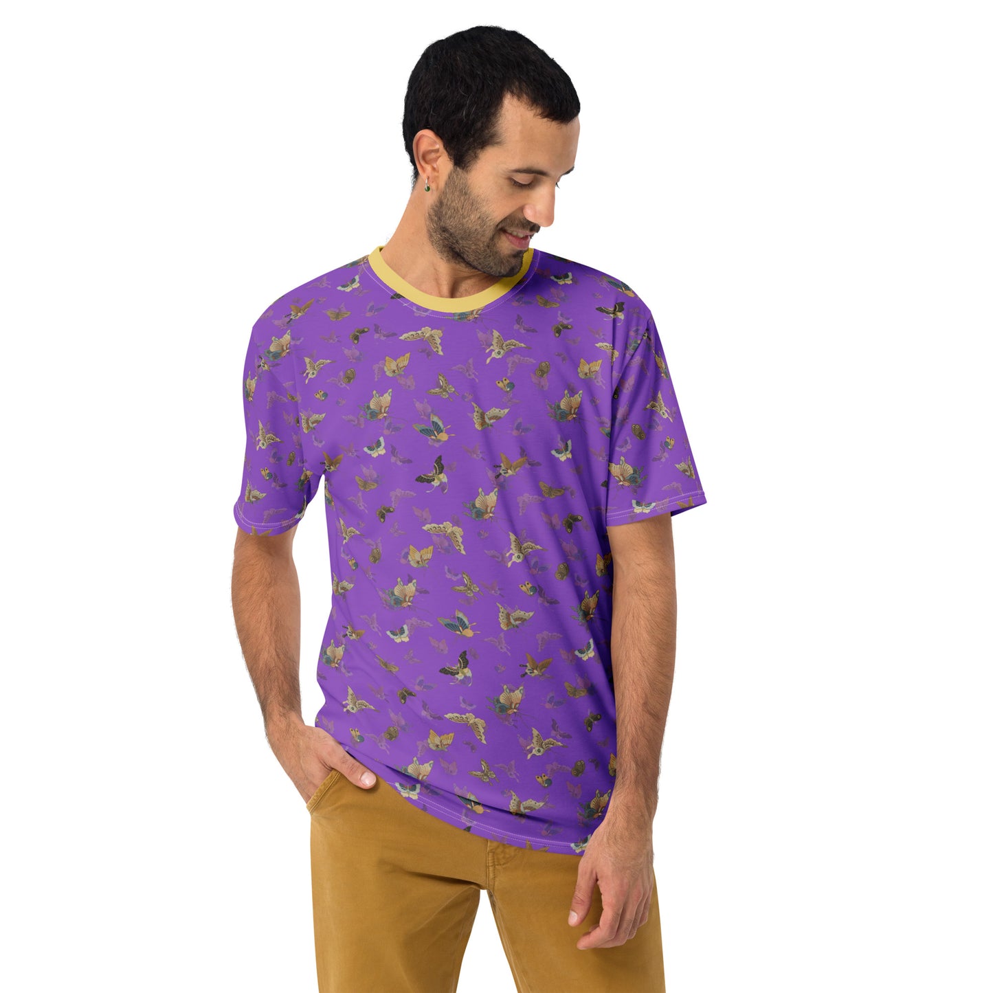 Butterfly dancing｜Men's t-shirt｜Purple