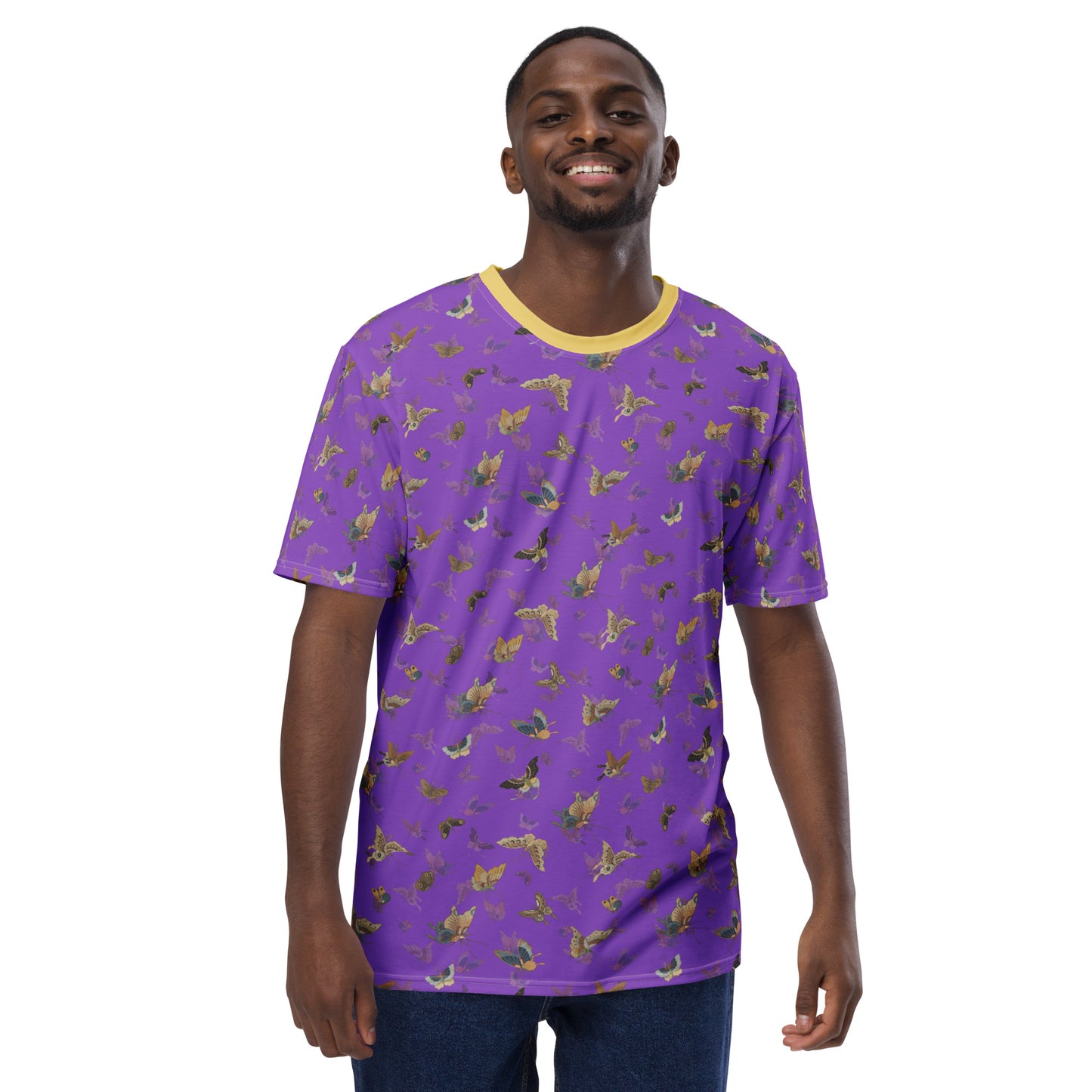 Butterfly dancing｜Men's t-shirt｜Purple