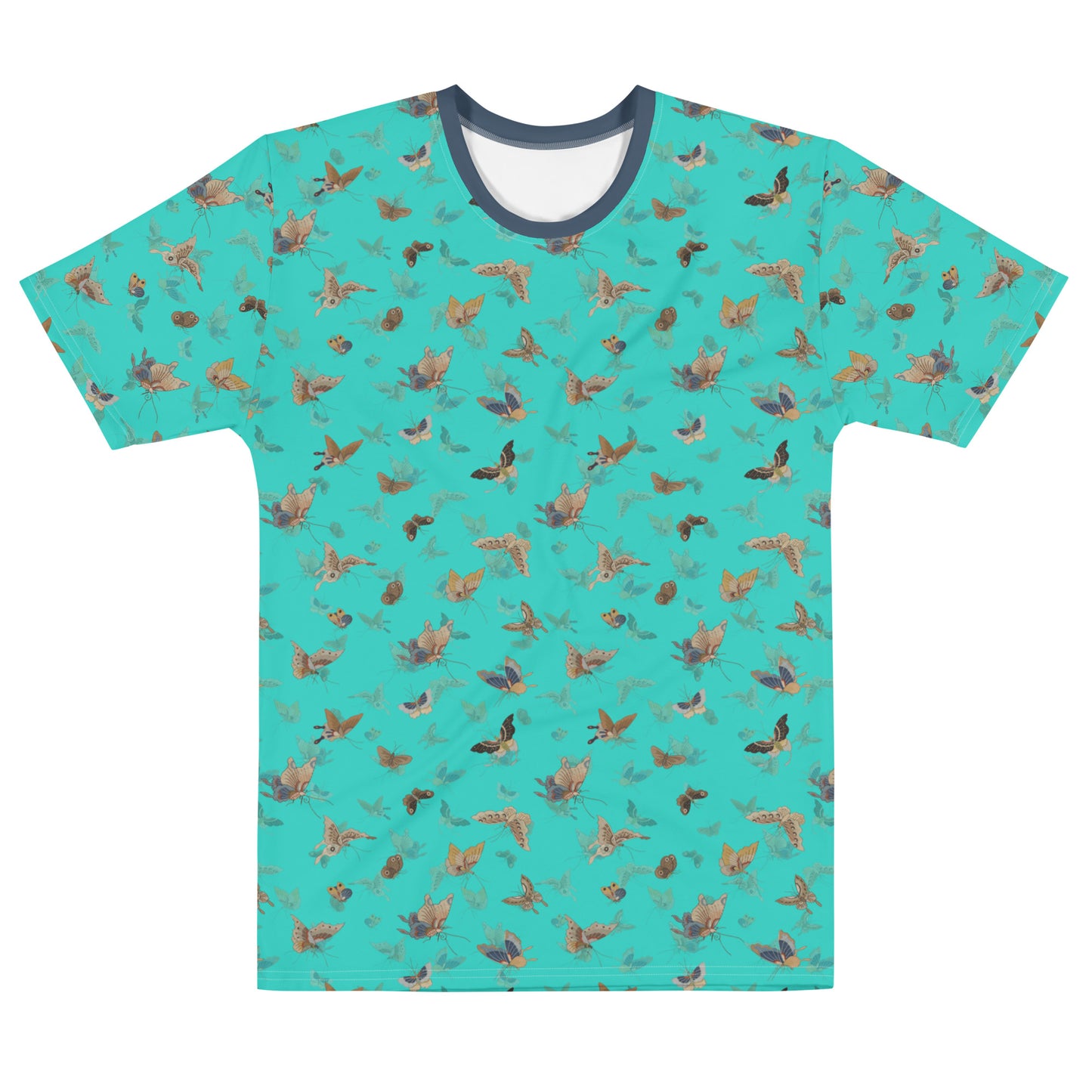 Butterfly dancing｜Men's t-shirt｜Turquoise