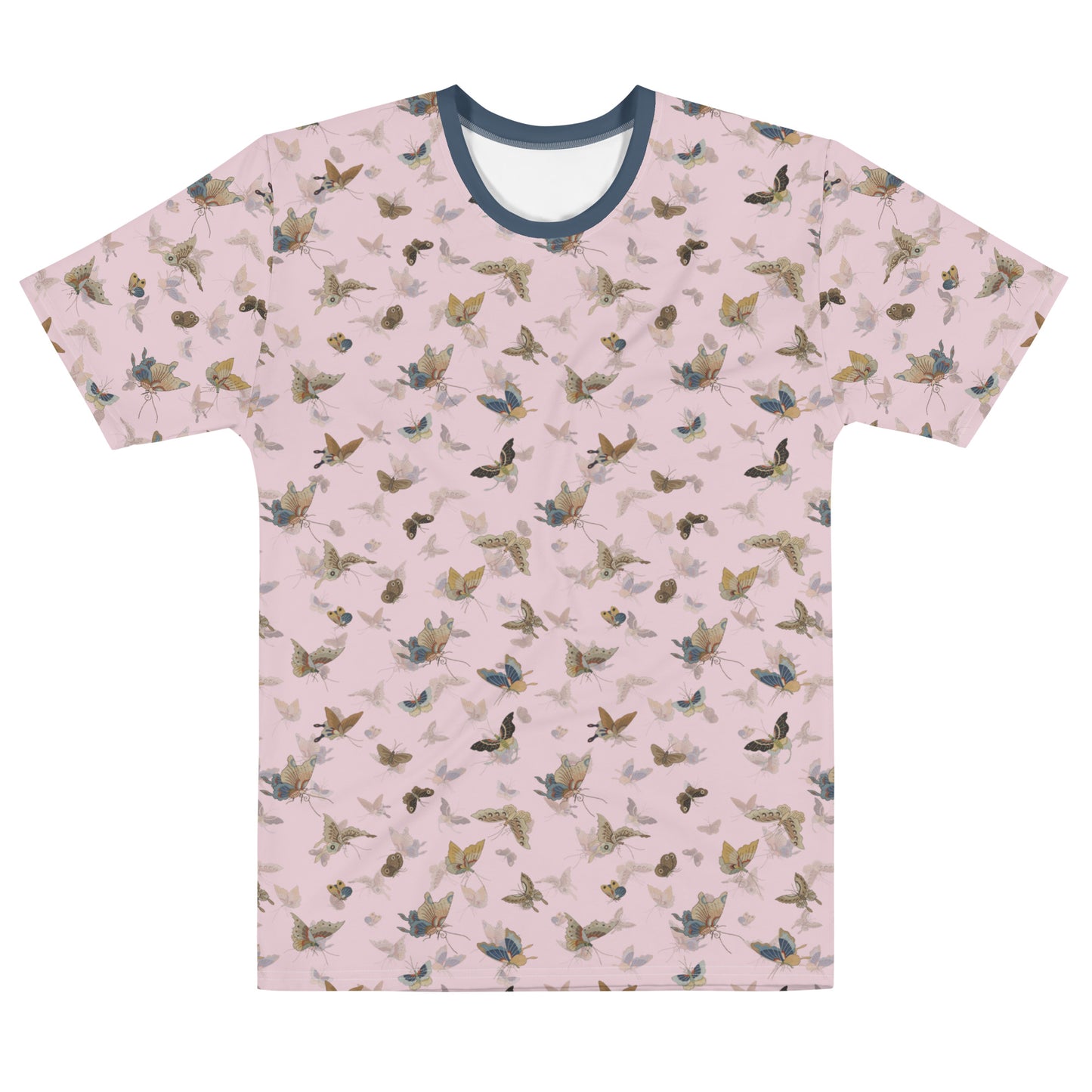 Butterfly dancing｜Men's t-shirt｜Pale pinkish gray