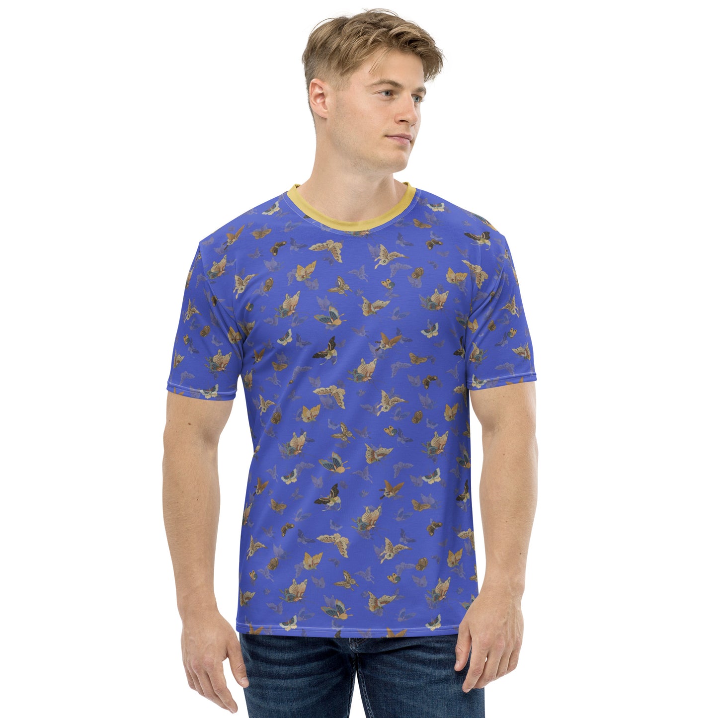 Butterfly dancing｜Men's t-shirt｜Royal blue