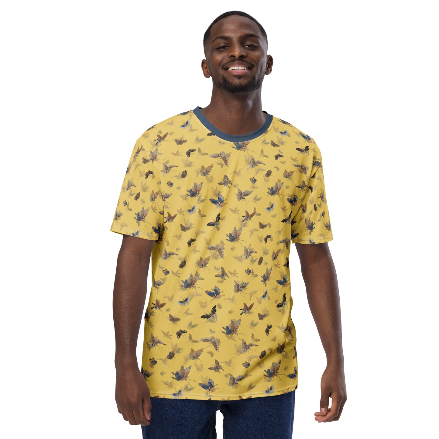 Butterfly dancing｜Men's t-shirt｜Gold