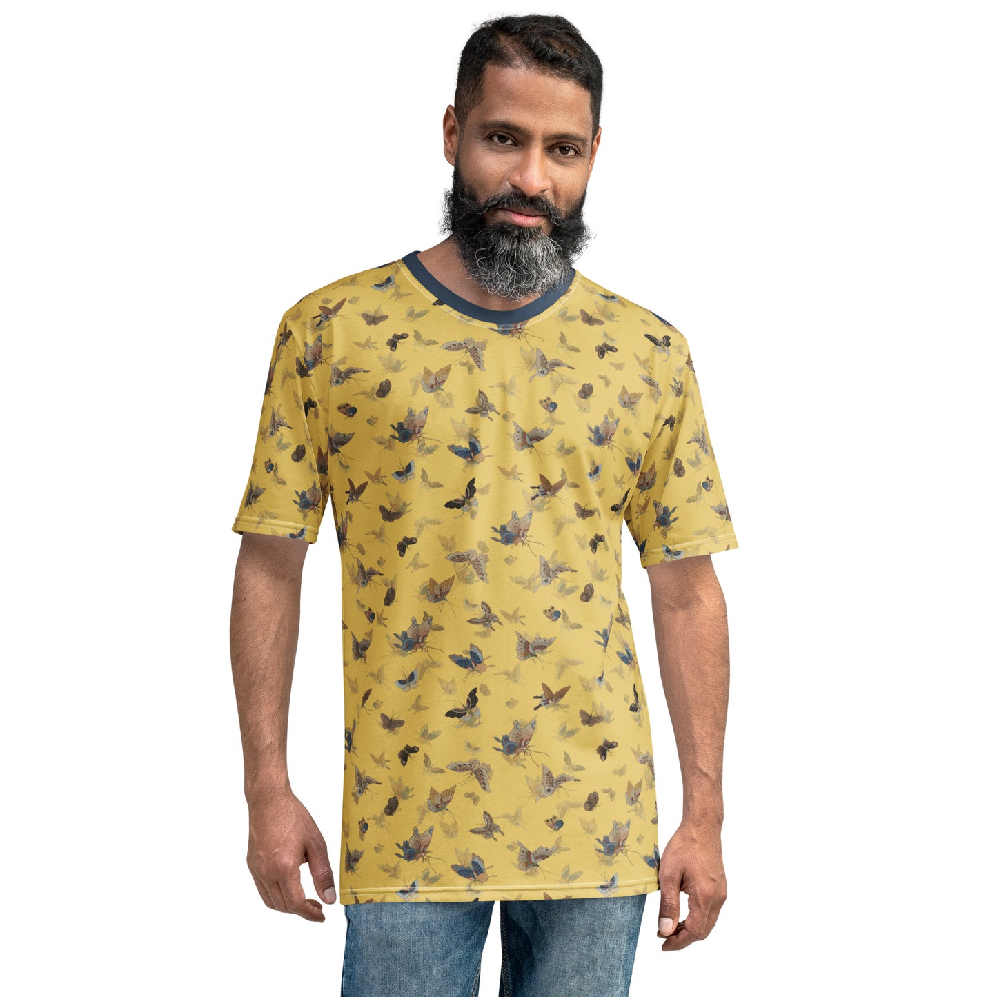 Butterfly dancing｜Men's t-shirt｜Gold