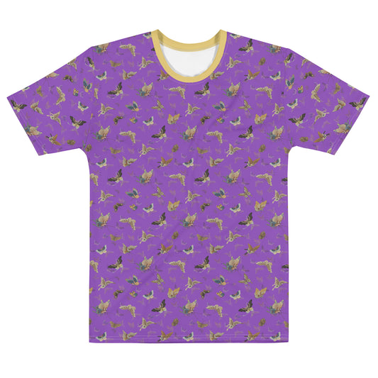 Butterfly dancing｜Men's t-shirt｜Purple