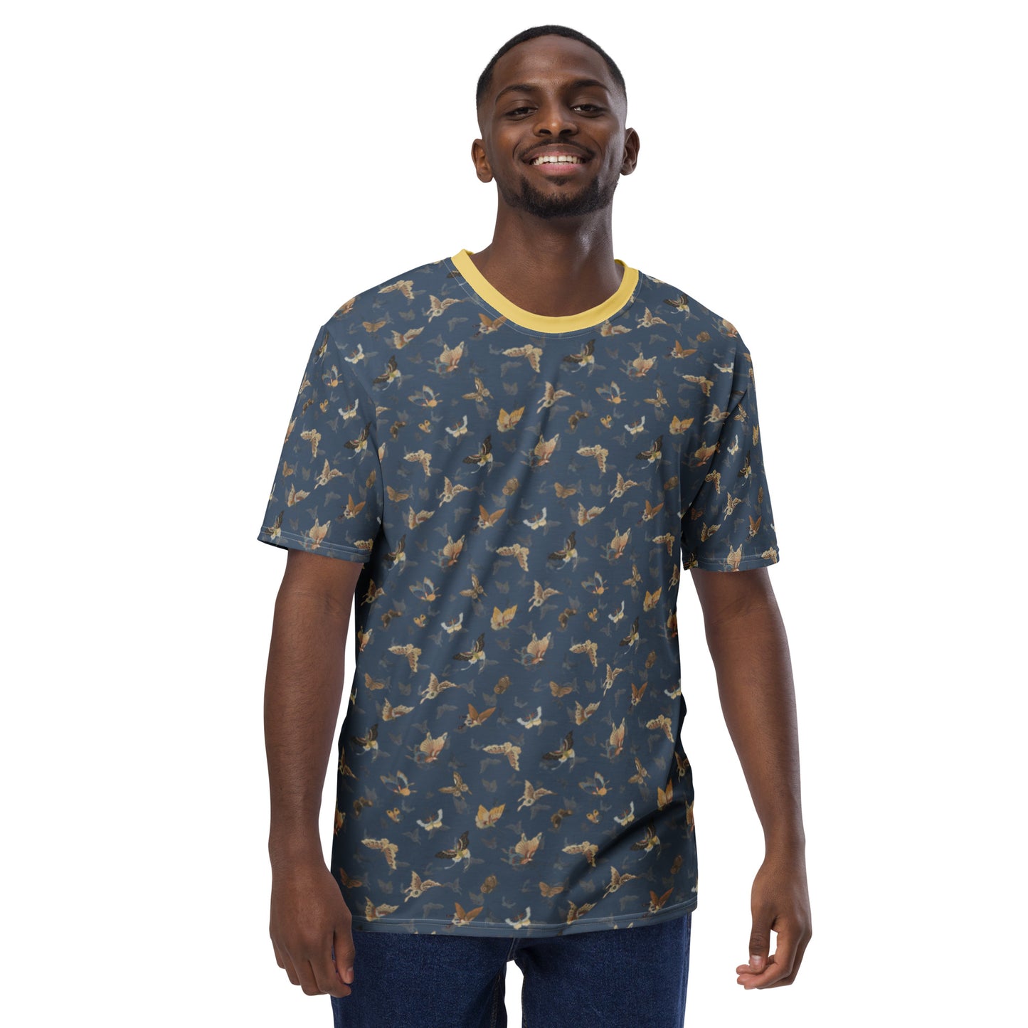 Butterfly dancing｜Men's t-shirt｜Dark blue