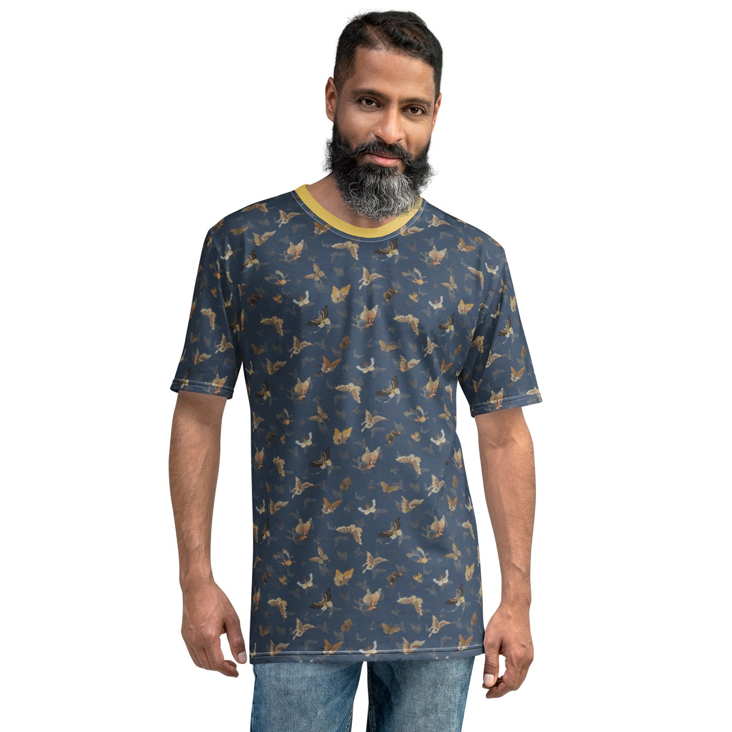 Butterfly dancing｜Men's t-shirt｜Dark blue