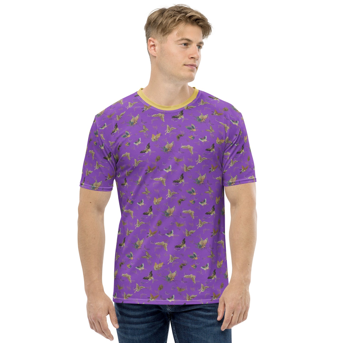 Butterfly dancing｜Men's t-shirt｜Purple