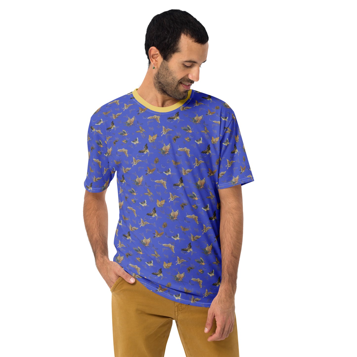 Butterfly dancing｜Men's t-shirt｜Royal blue