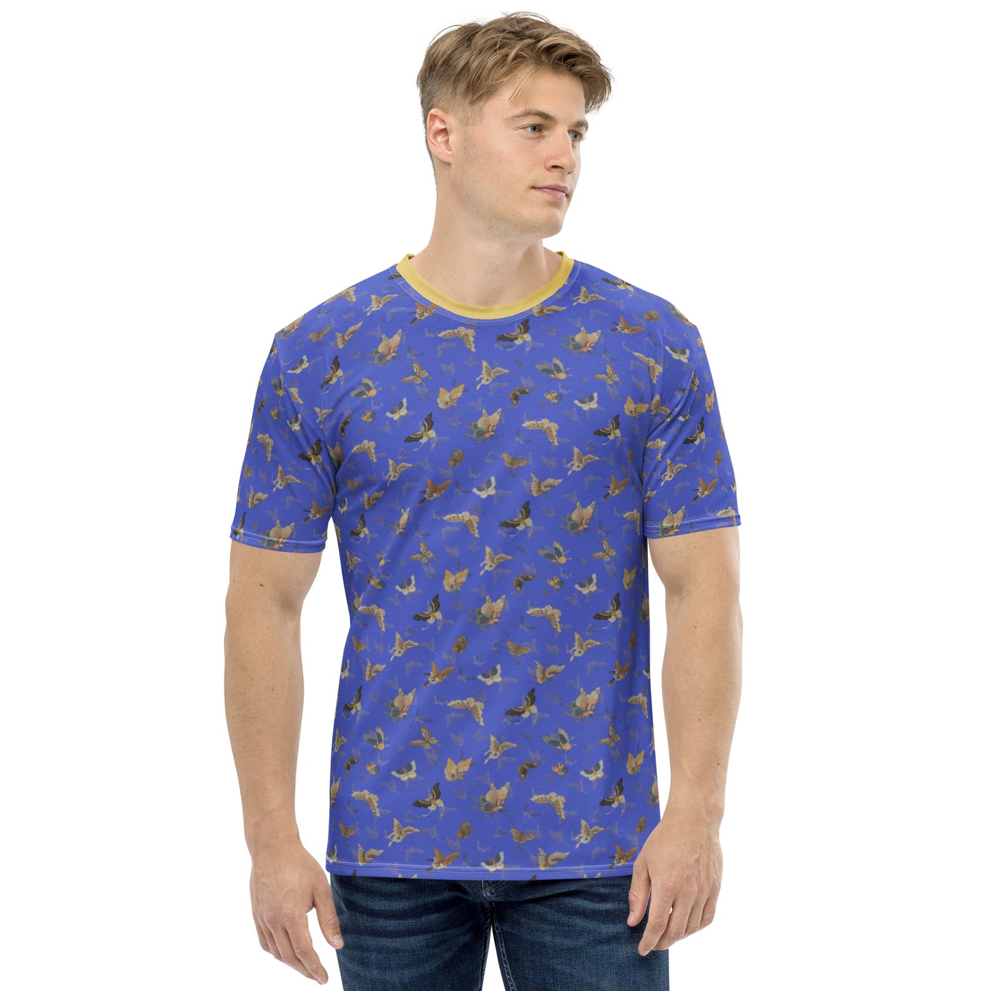 Butterfly dancing｜Men's t-shirt｜Royal blue