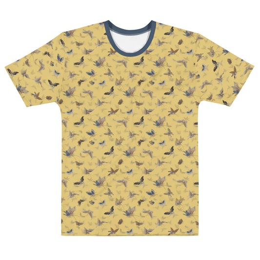 Butterfly dancing｜Men's t-shirt｜Gold