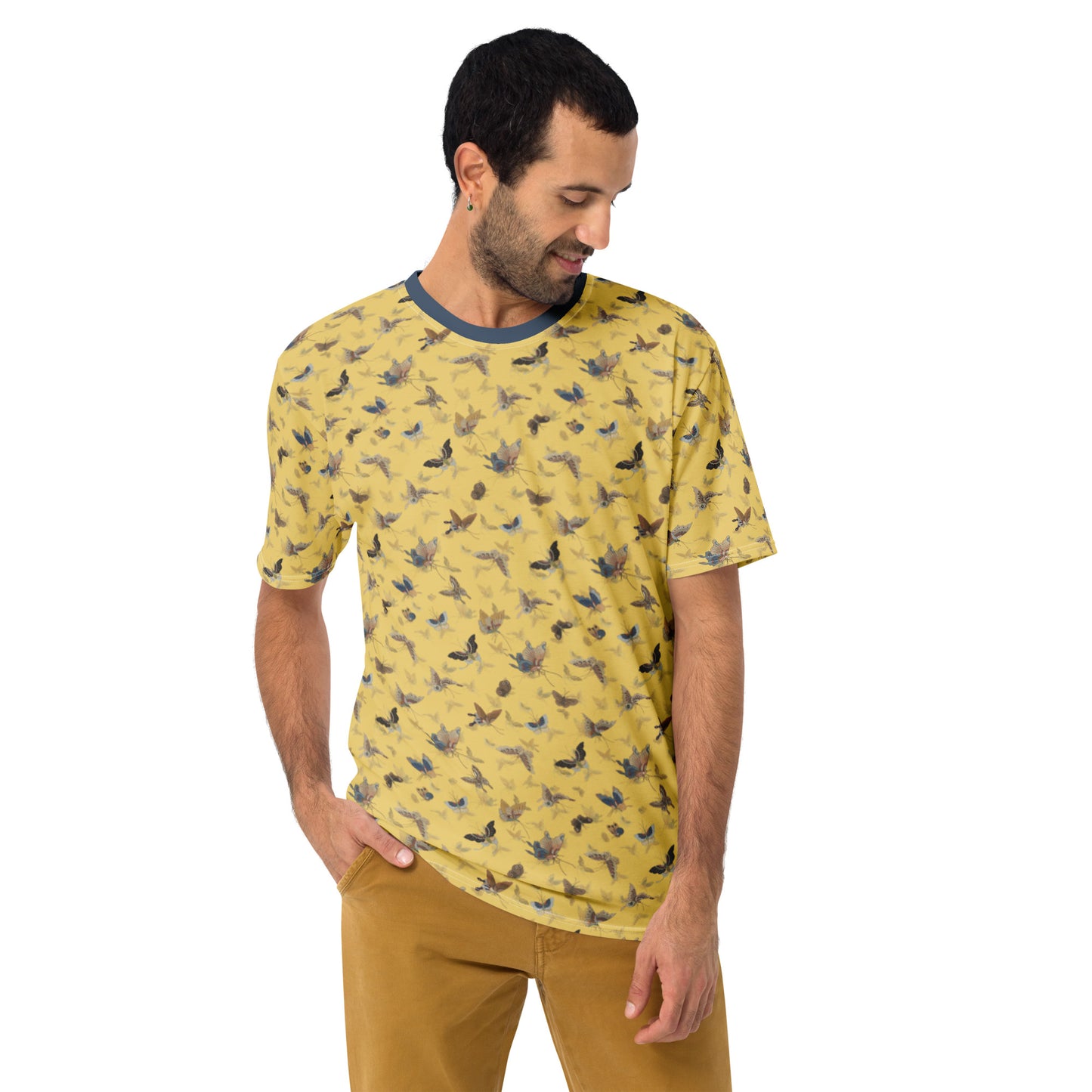 Butterfly dancing｜Men's t-shirt｜Gold