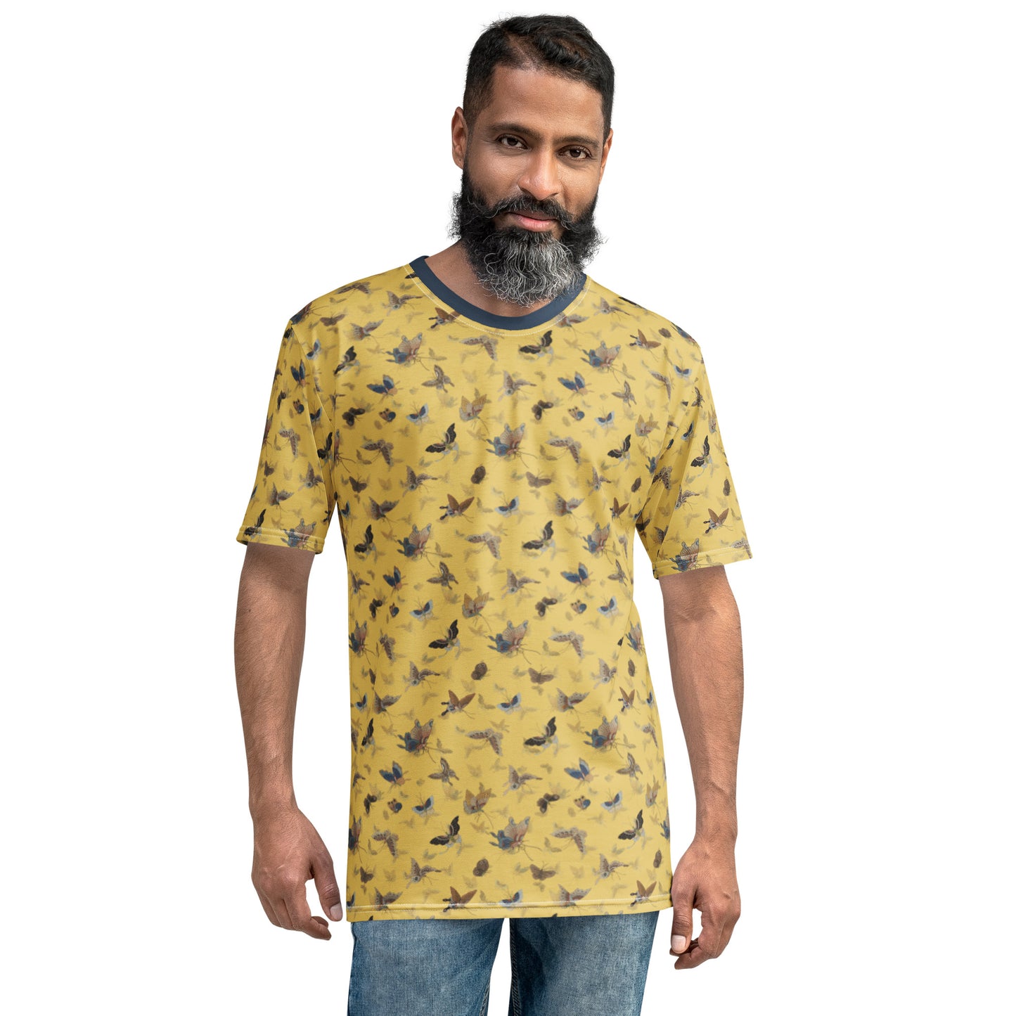 Butterfly dancing｜Men's t-shirt｜Gold