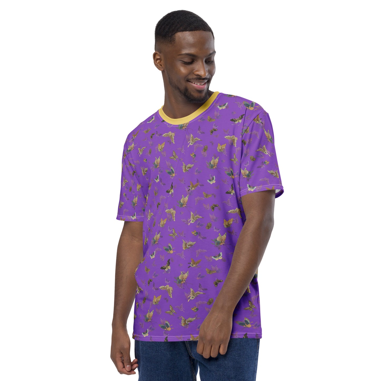 Butterfly dancing｜Men's t-shirt｜Purple