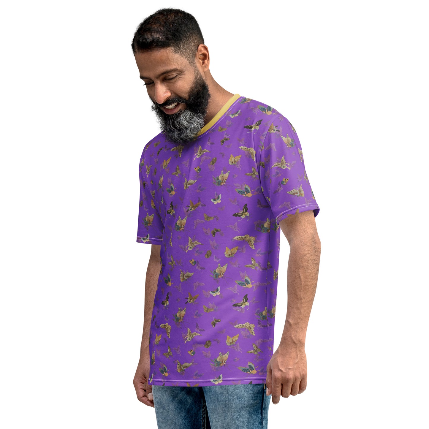 Butterfly dancing｜Men's t-shirt｜Purple