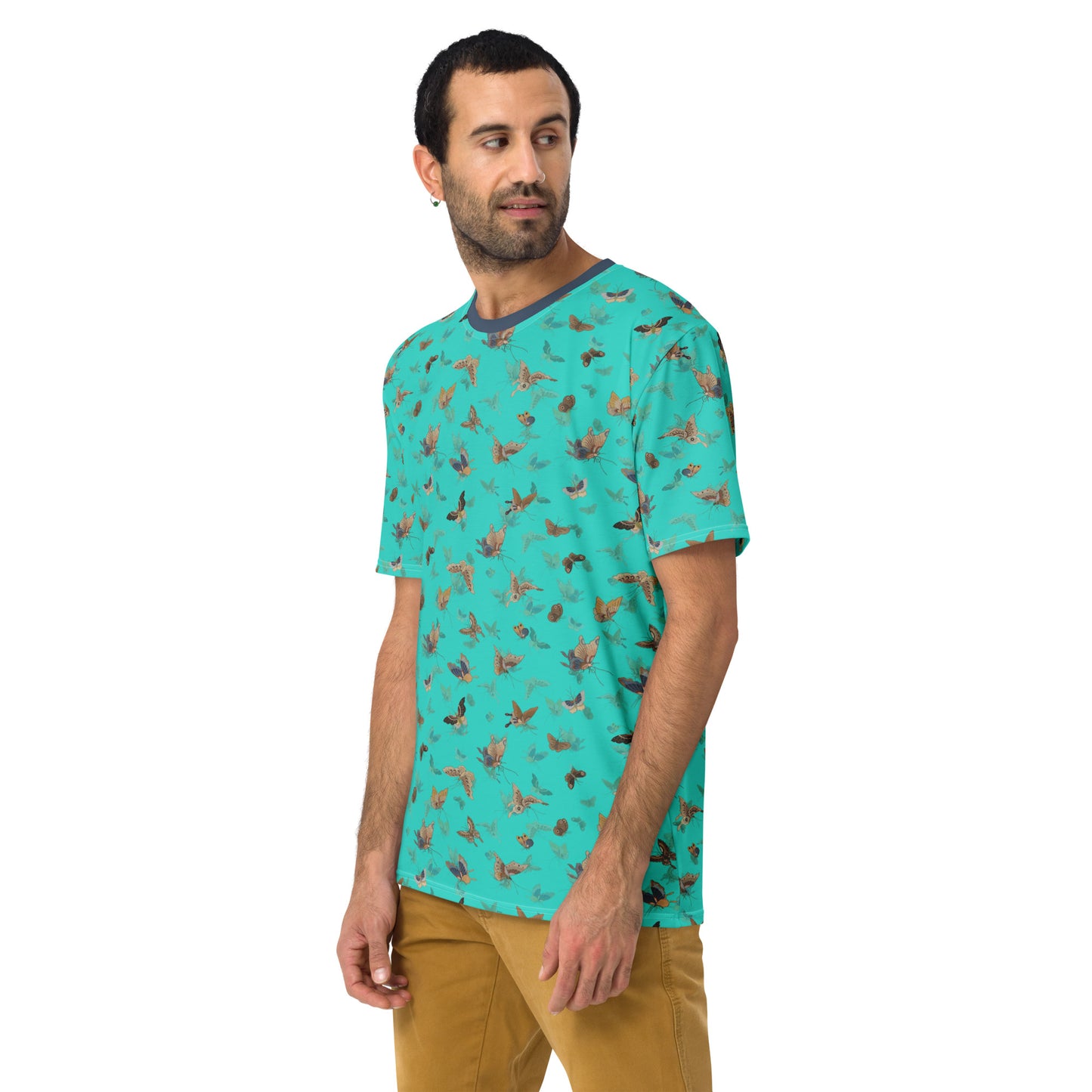 Butterfly dancing｜Men's t-shirt｜Turquoise