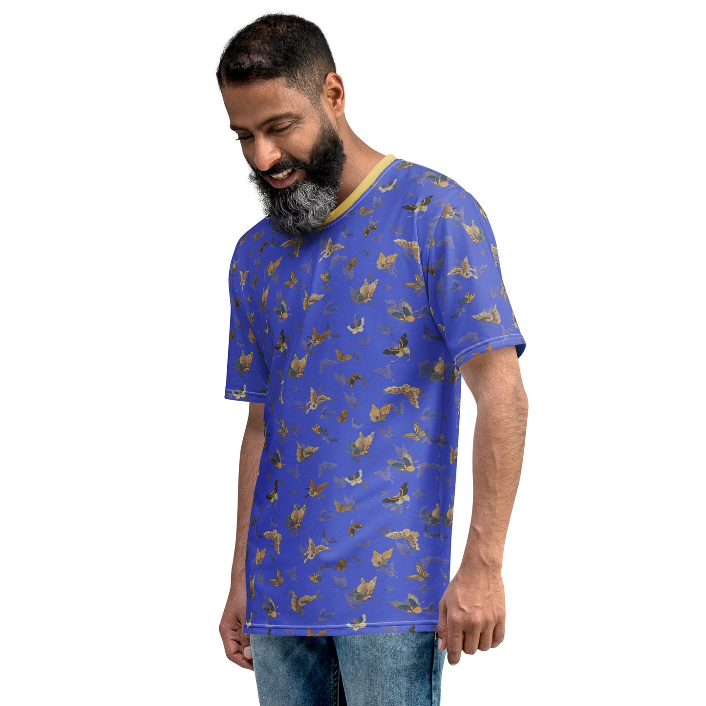 Butterfly dancing｜Men's t-shirt｜Royal blue