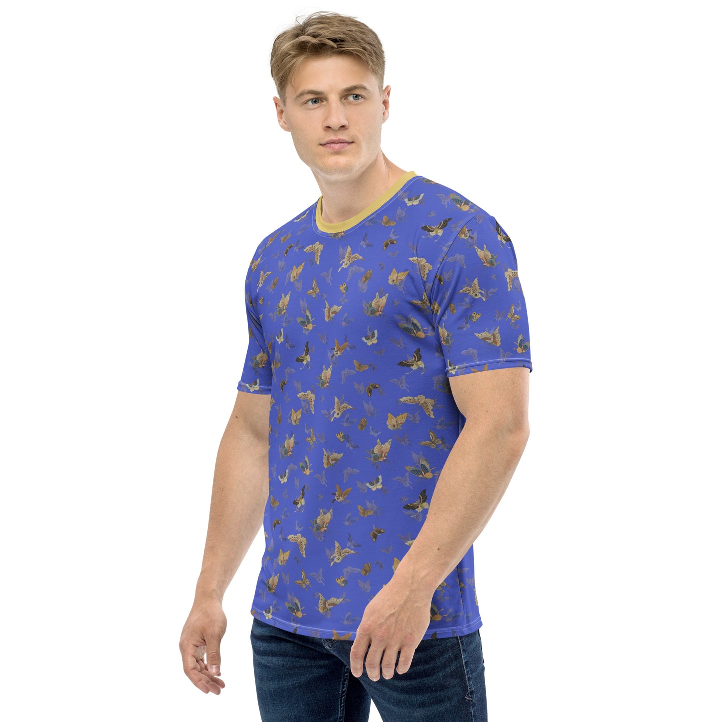 Butterfly dancing｜Men's t-shirt｜Royal blue