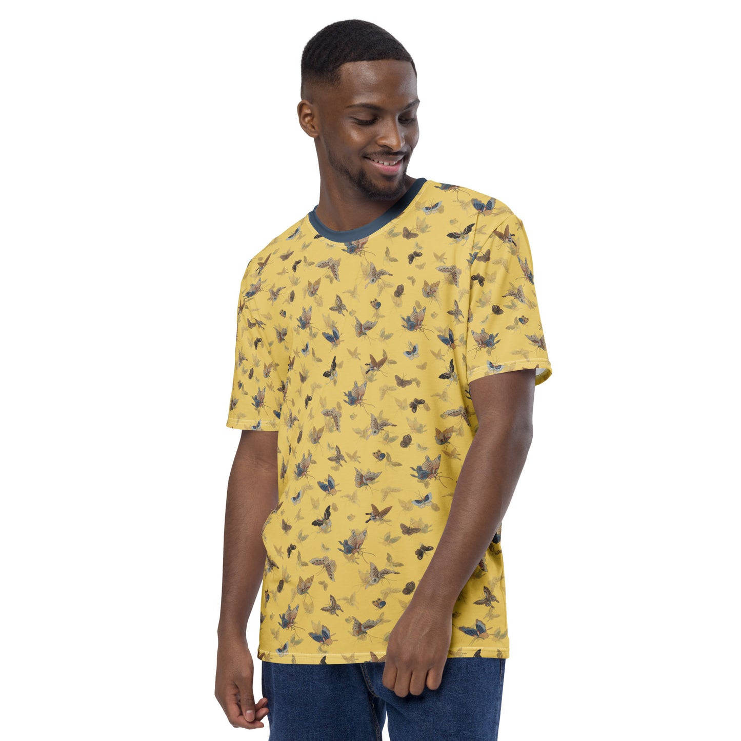 Butterfly dancing｜Men's t-shirt｜Gold