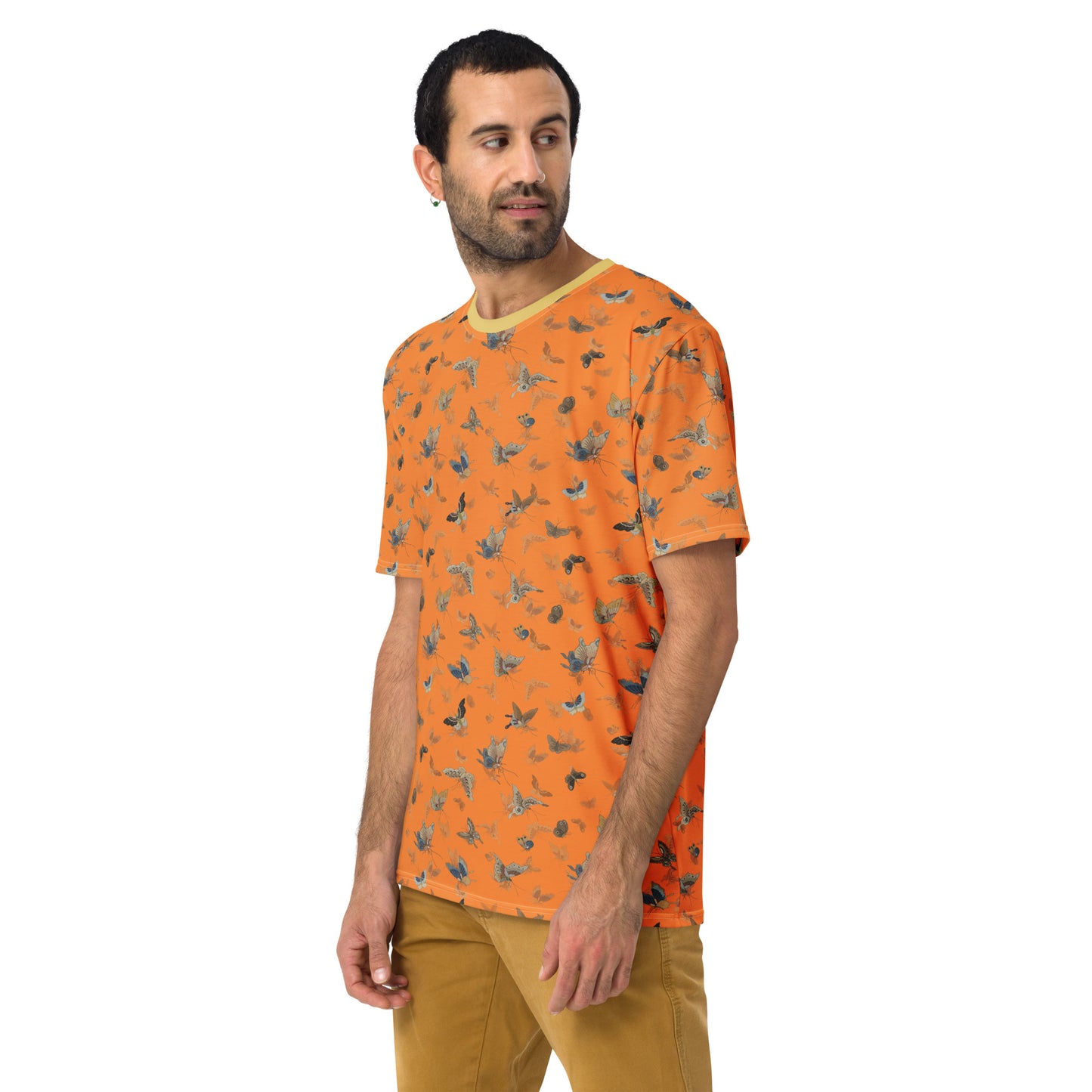 Butterfly dancing｜Men's t-shirt｜Orange