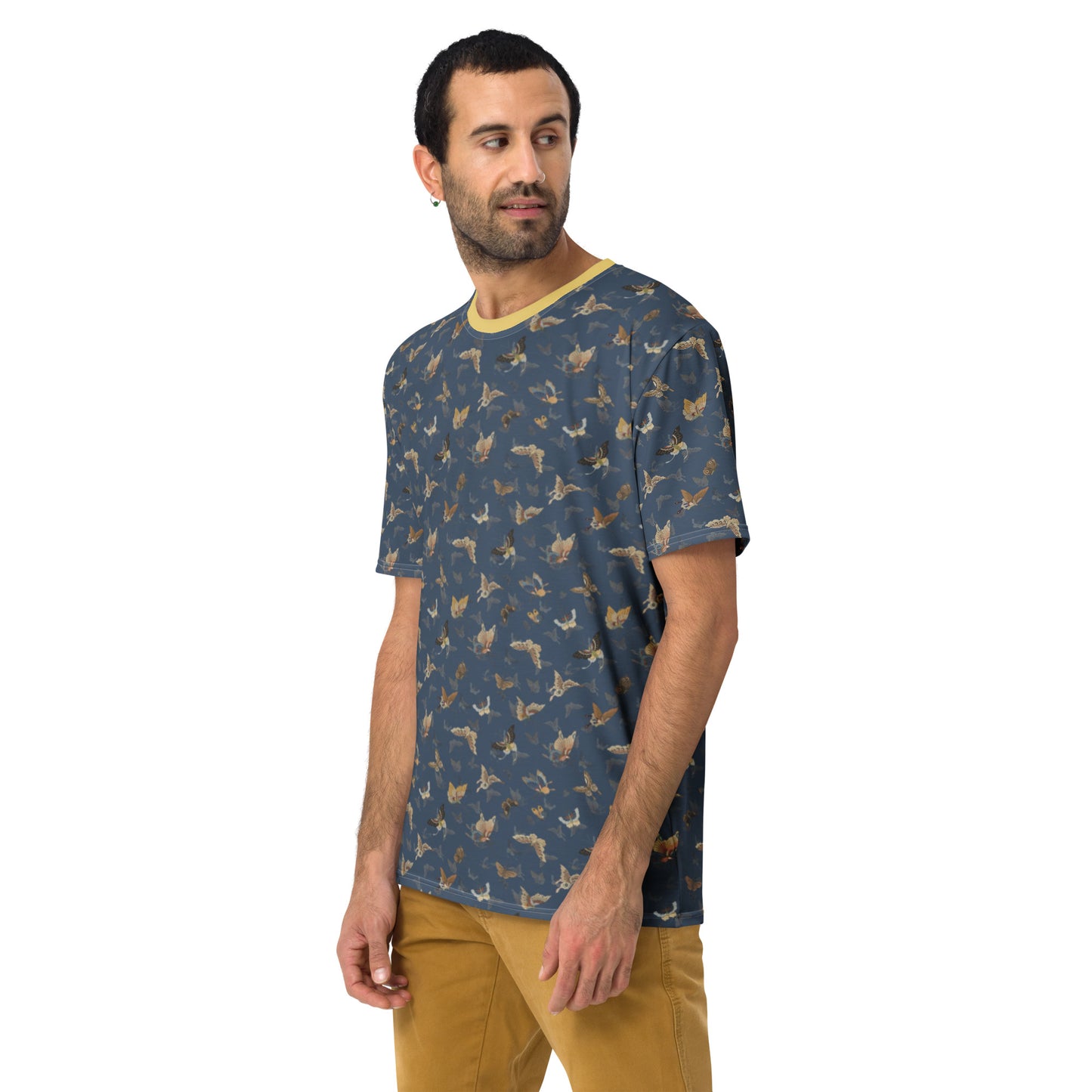 Butterfly dancing｜Men's t-shirt｜Dark blue